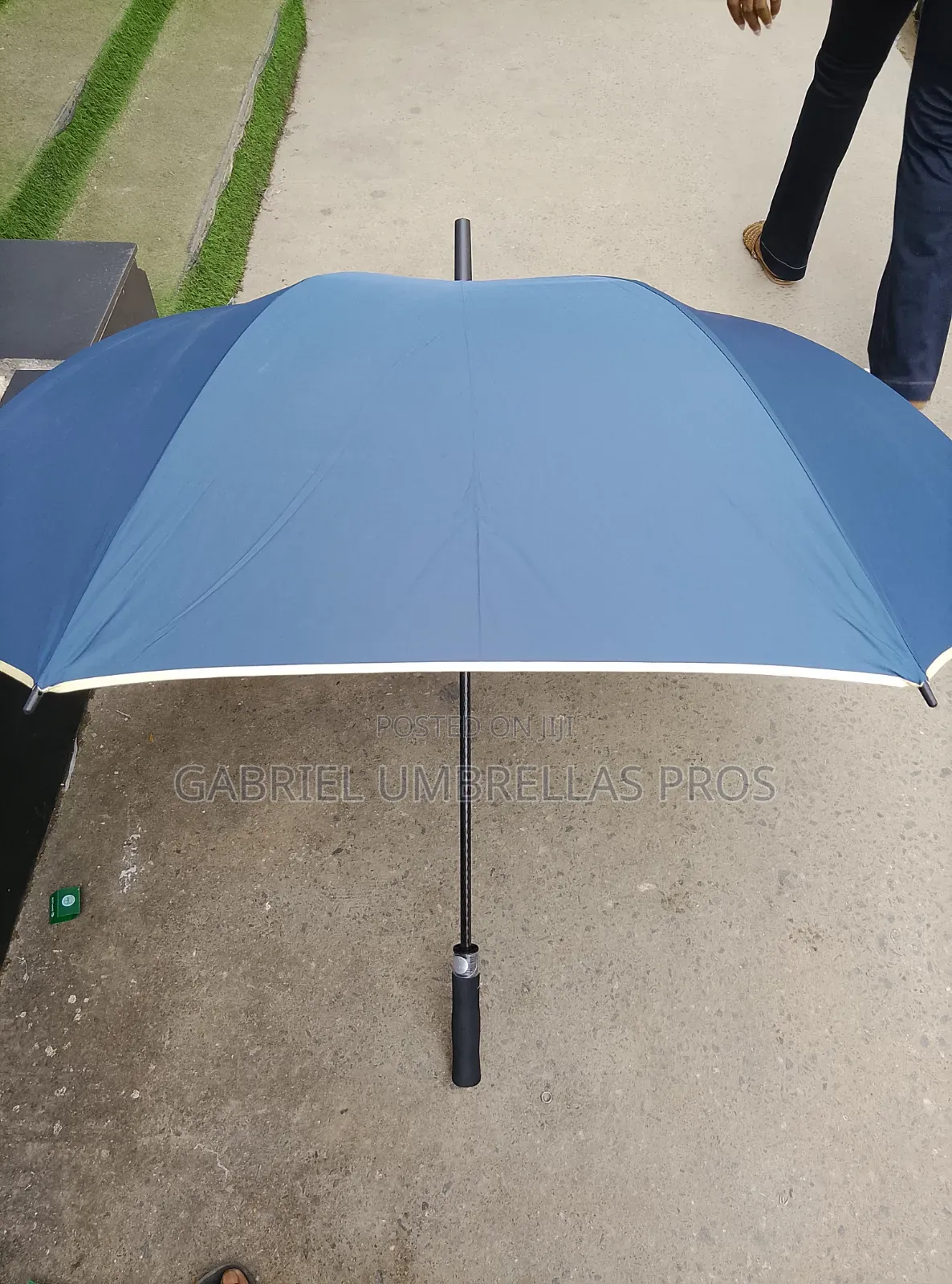 Navy Blue Tape 75cm Umbrella