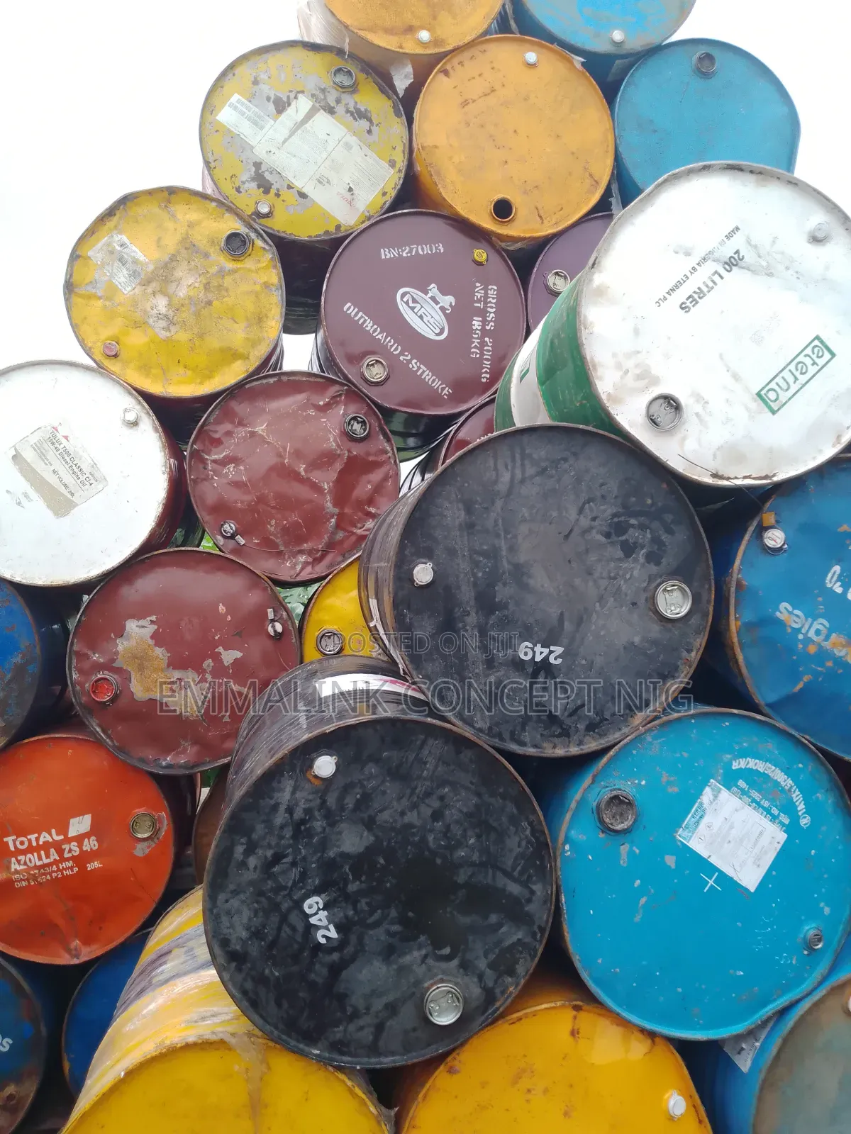 Empty Iron Drum