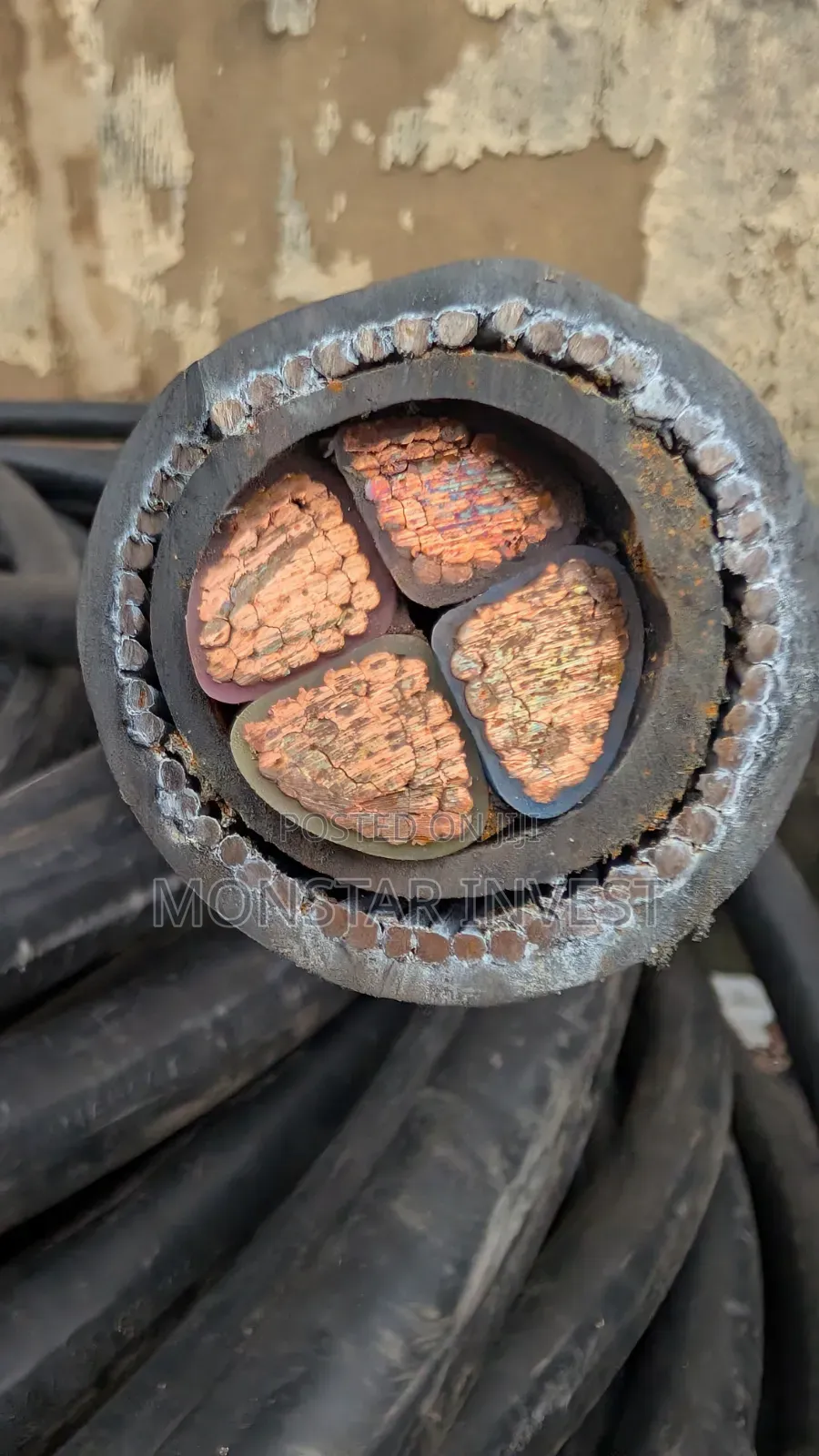 Electrical Cable Armored 4core