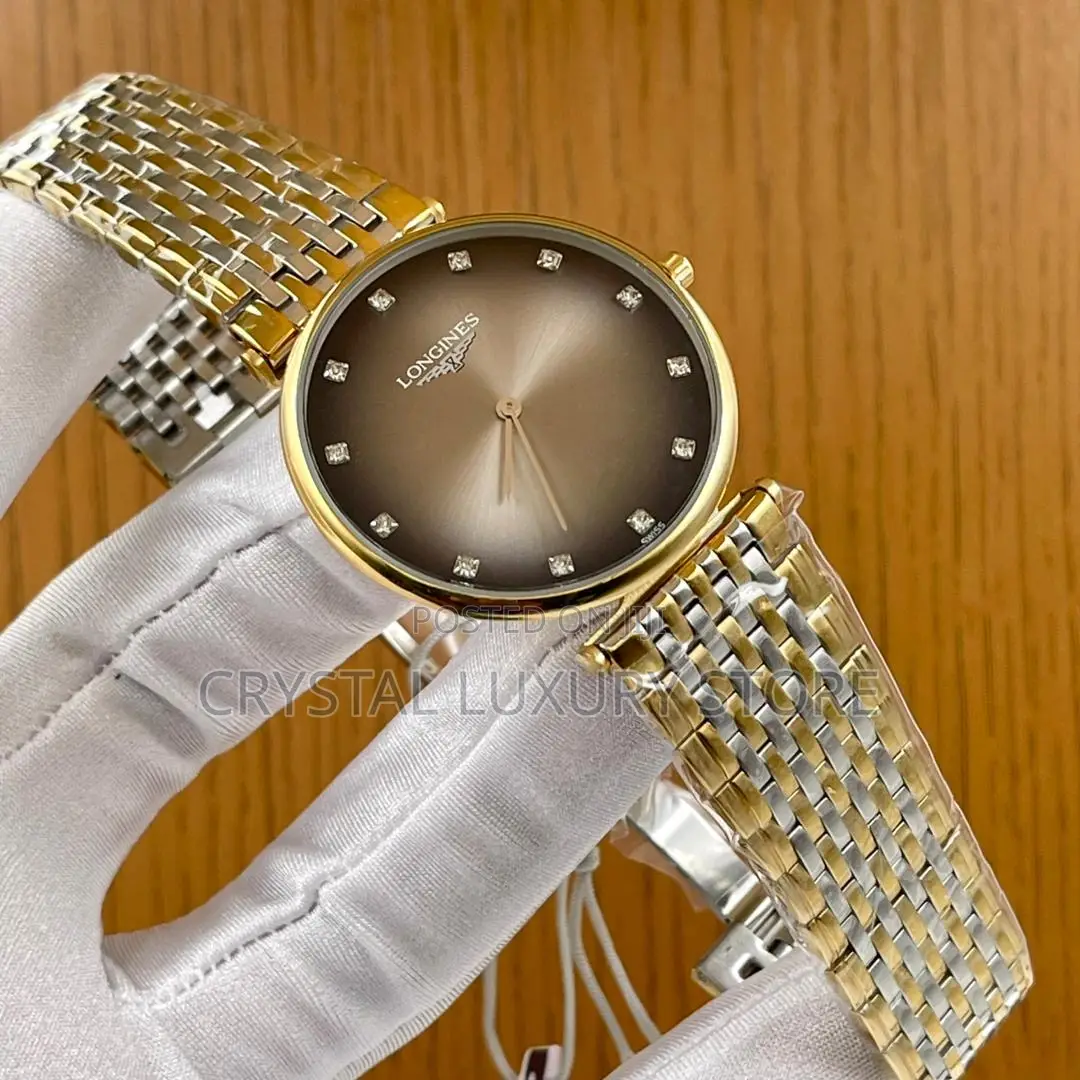 Longines Quality Luxury Ladies Chain Strap Wristwatch