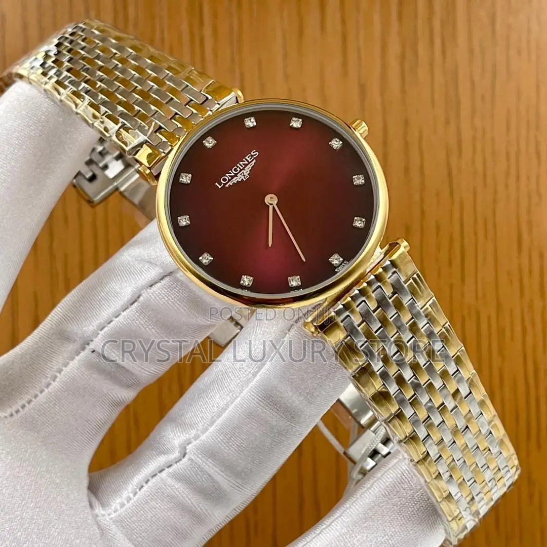 Longines Quality Luxury Ladies Chain Strap Wristwatch