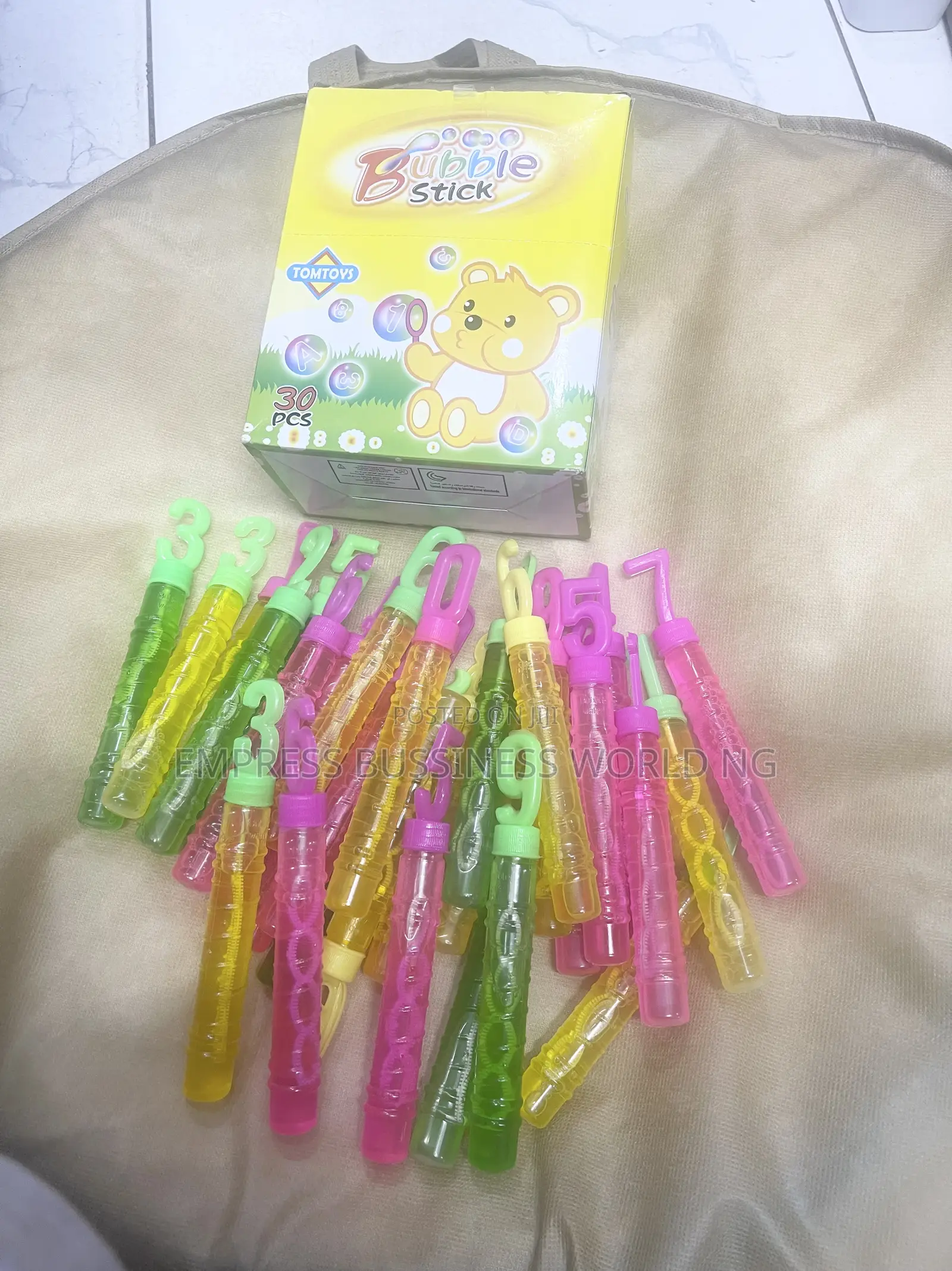 Alphabet Bubble Stick for Kids—30 Pieces