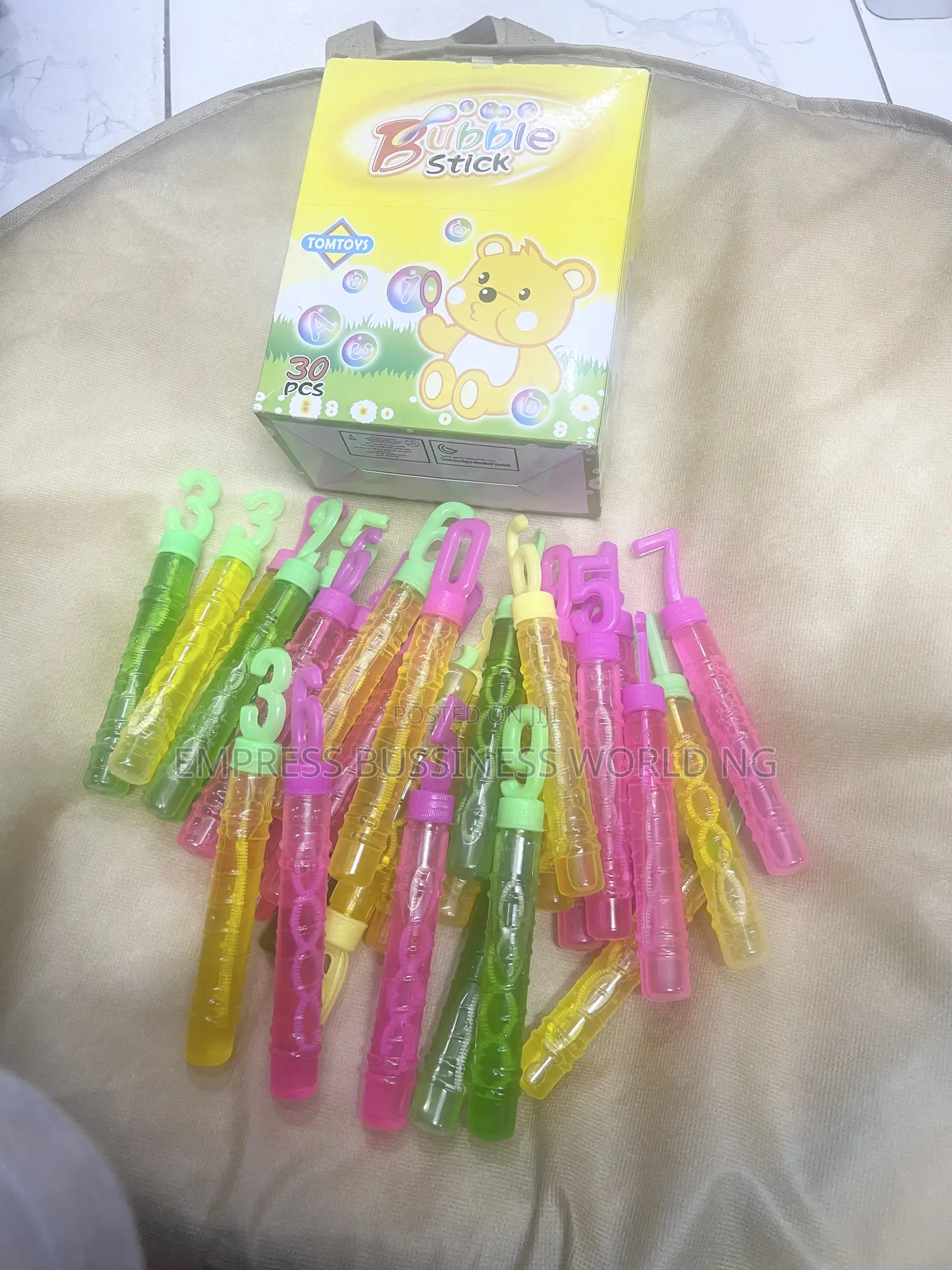 Alphabet Bubble Stick for Kids—30 Pieces