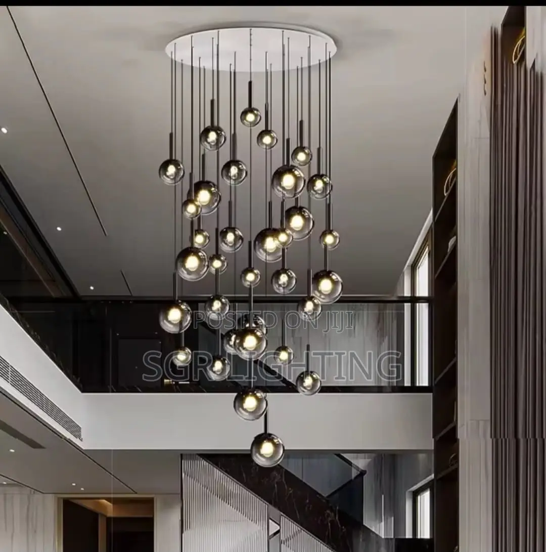 Nordic White Glass Ball Led Pendant Lights