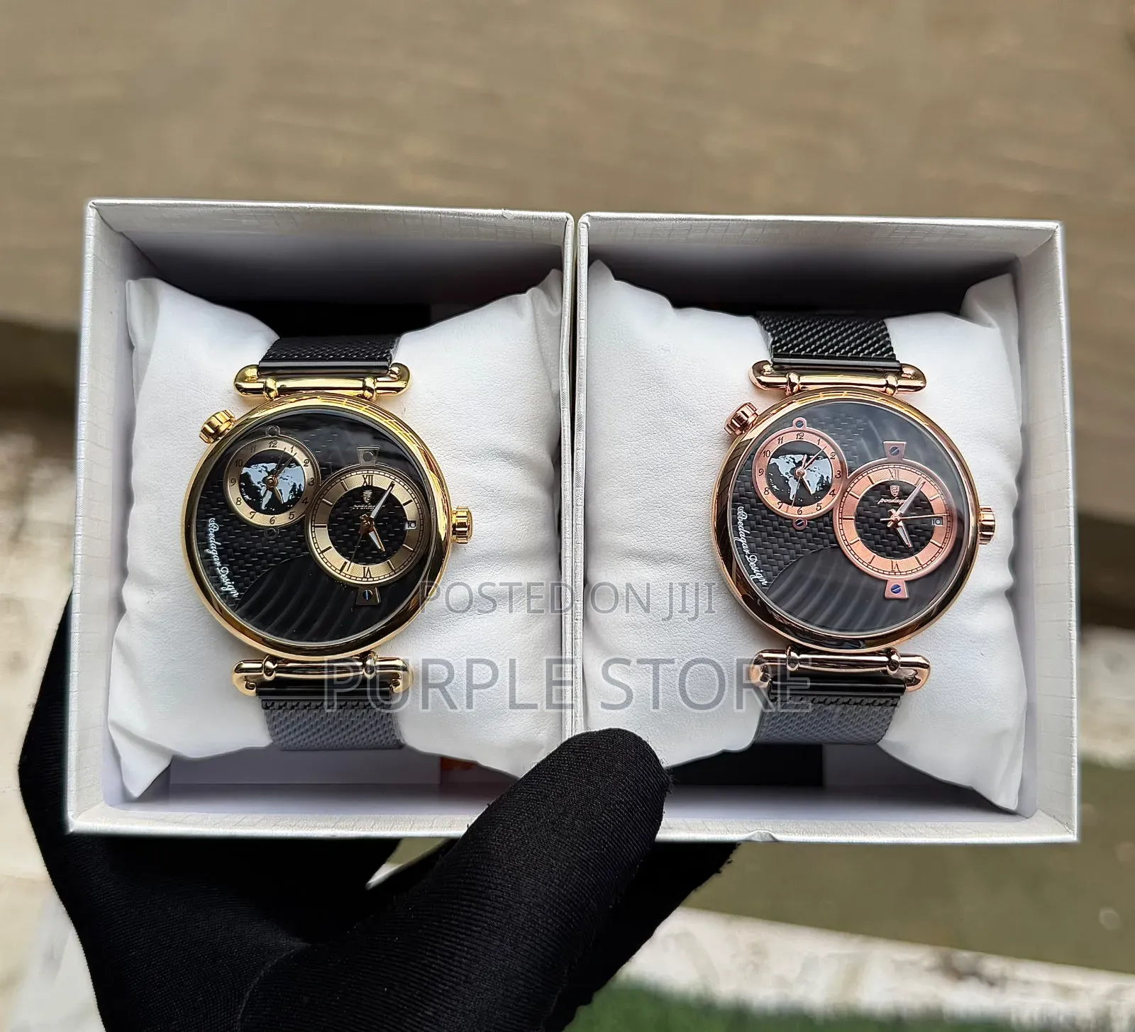 Poedagar Net Chain Men's Watch