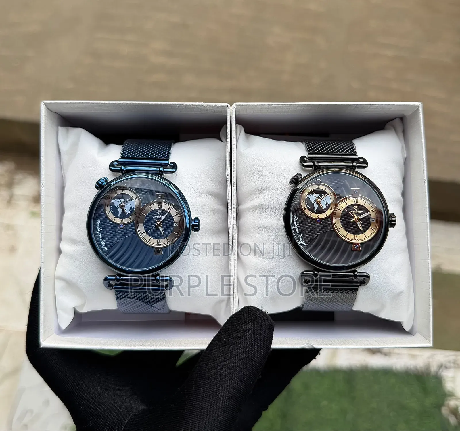 Poedagar Net Chain Men's Watch