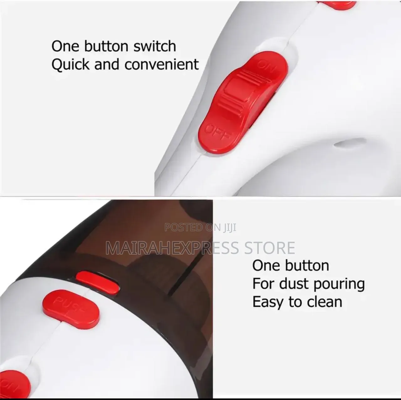 Top Quality Cigar-Hole Car Plug in Big Handheld Vacuum Cleaner HMK