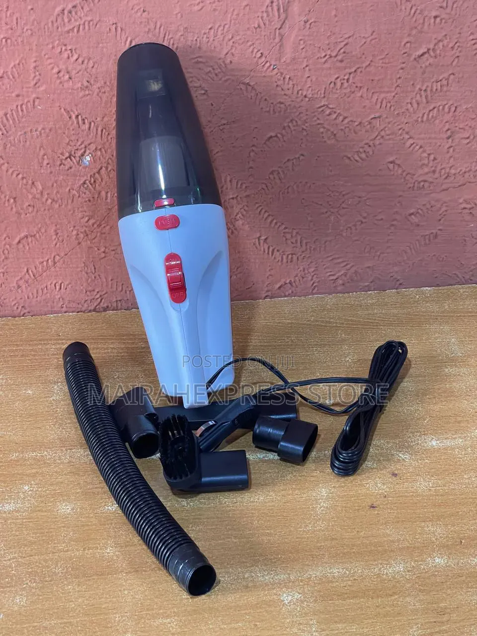 Top Quality Cigar-Hole Car Plug in Big Handheld Vacuum Cleaner HMK