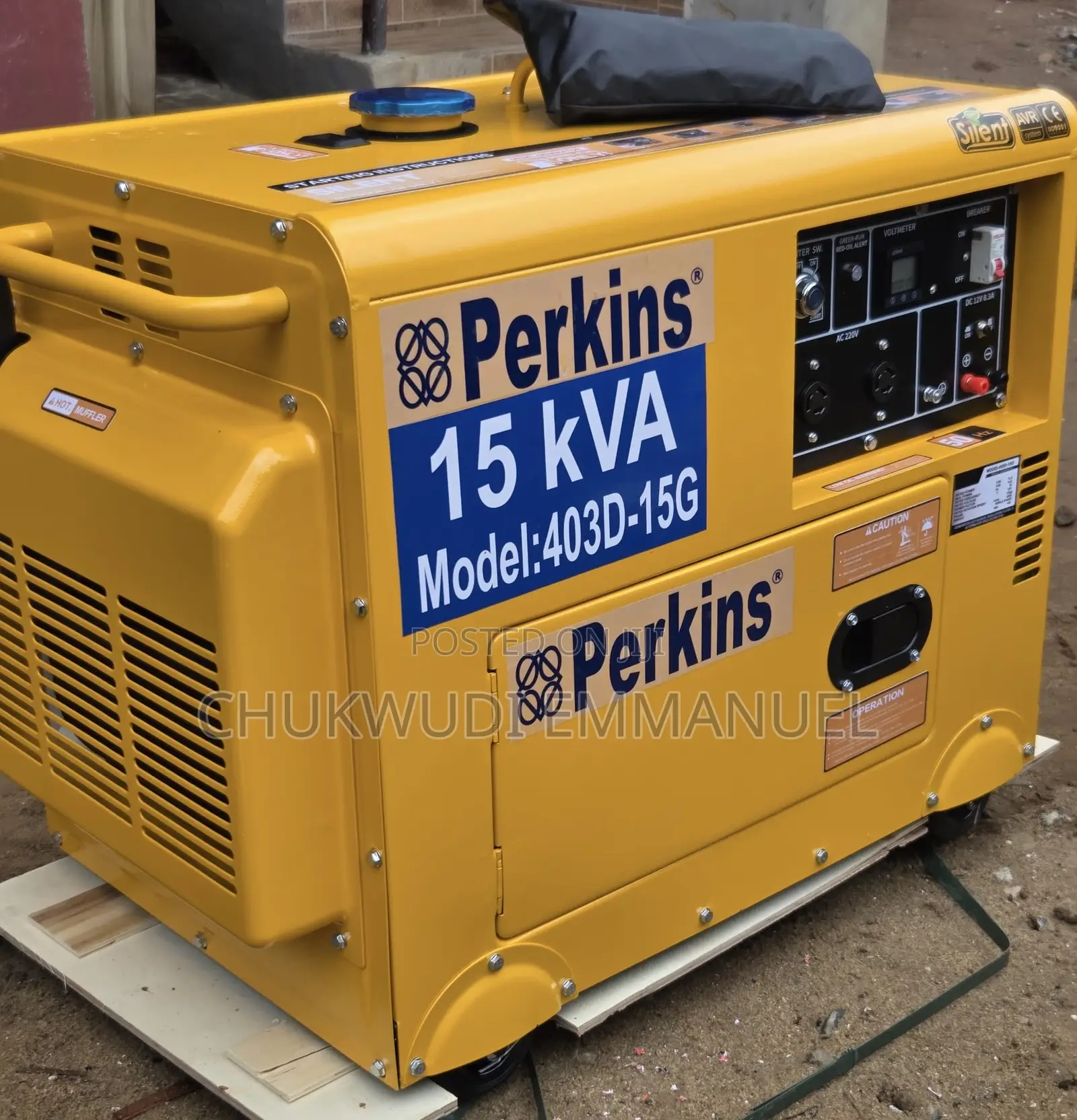 Genuine Perkins 15kva Diesel Generator – Rugged Durable