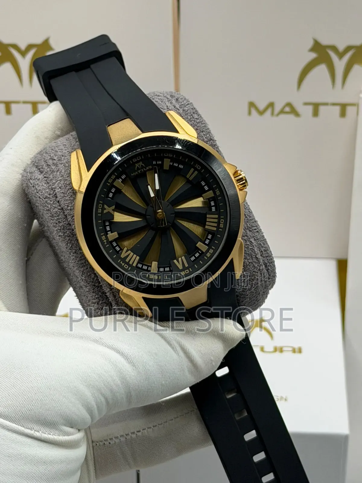 Matturi Premium Silicone Strap Wristwatches