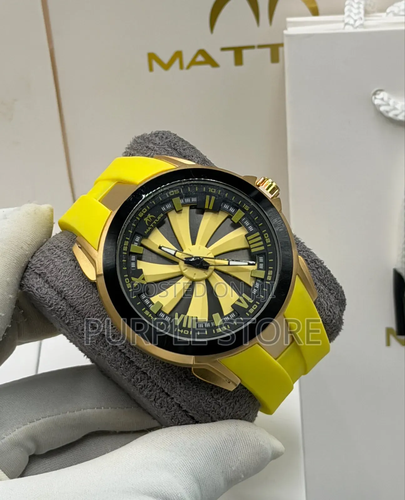 Matturi Premium Silicone Strap Wristwatches