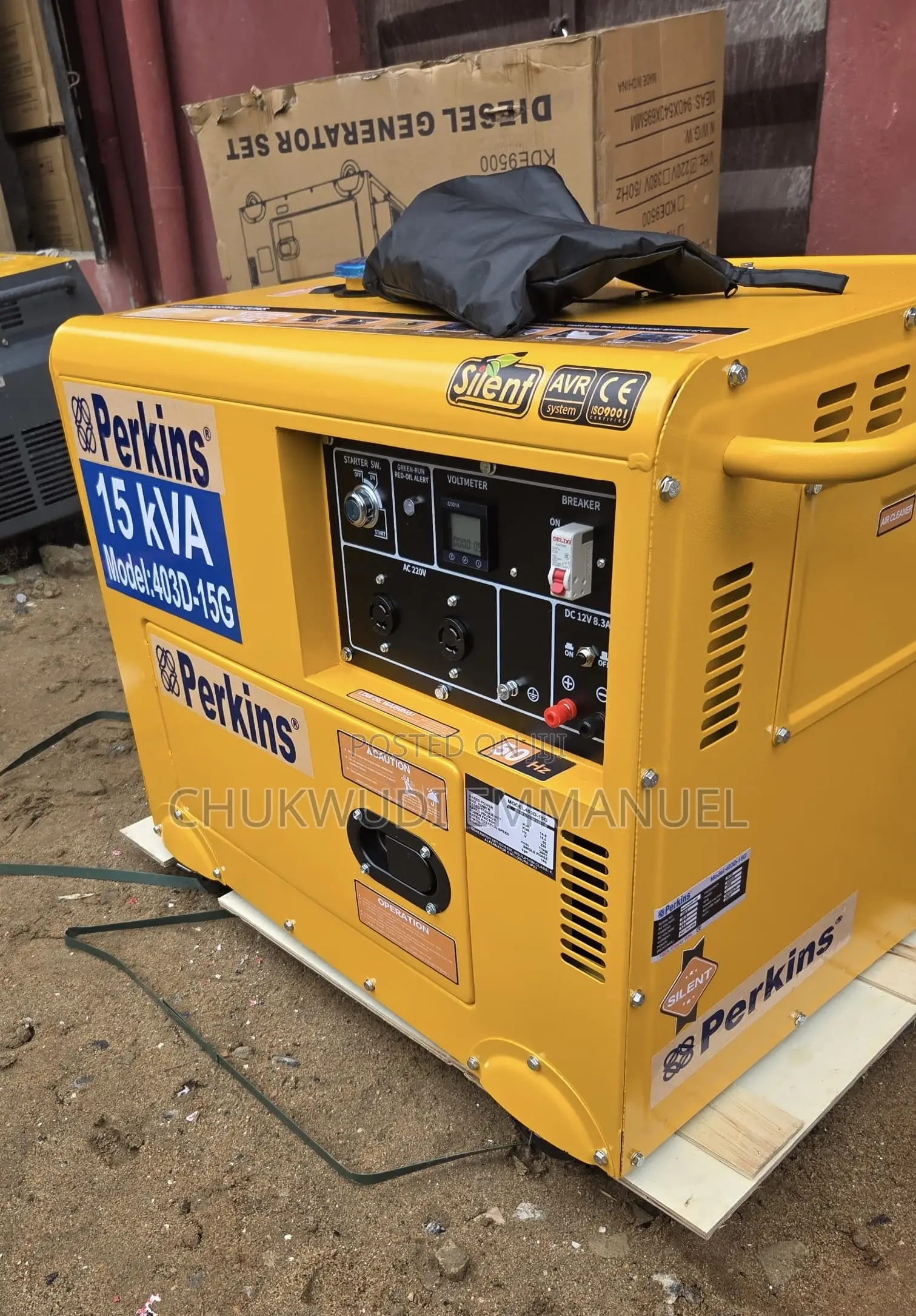 High-Performance 15kva Perkins Diesel Generator