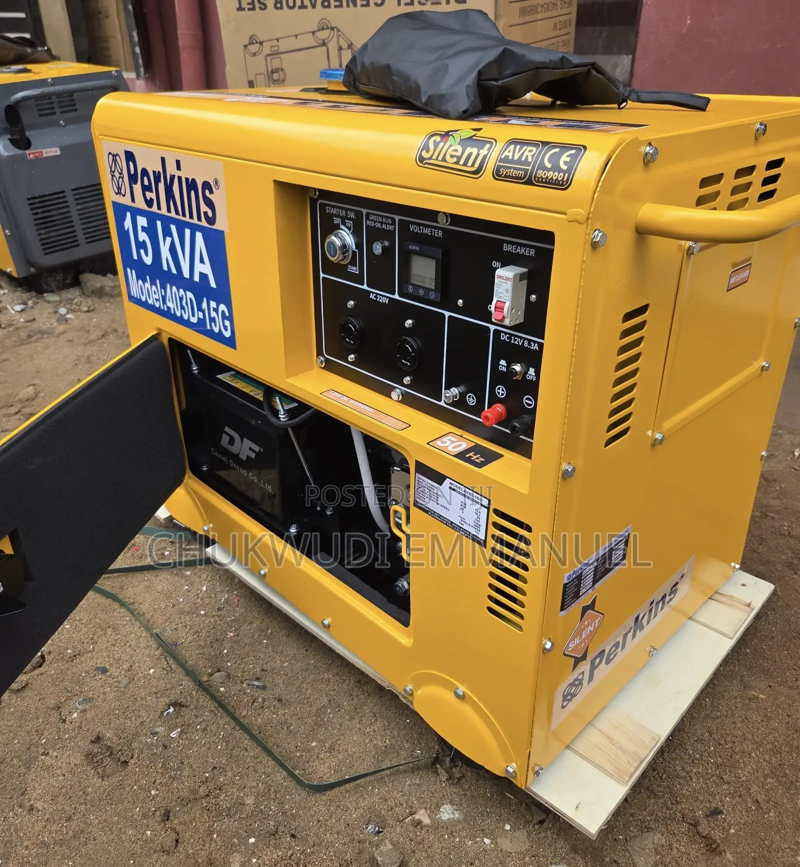 Long-Lasting Perkins 15kva Soundproof Diesel Generator