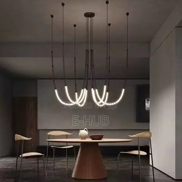 Long Rope Chandelier, Staircase Chandelier or High Parlor