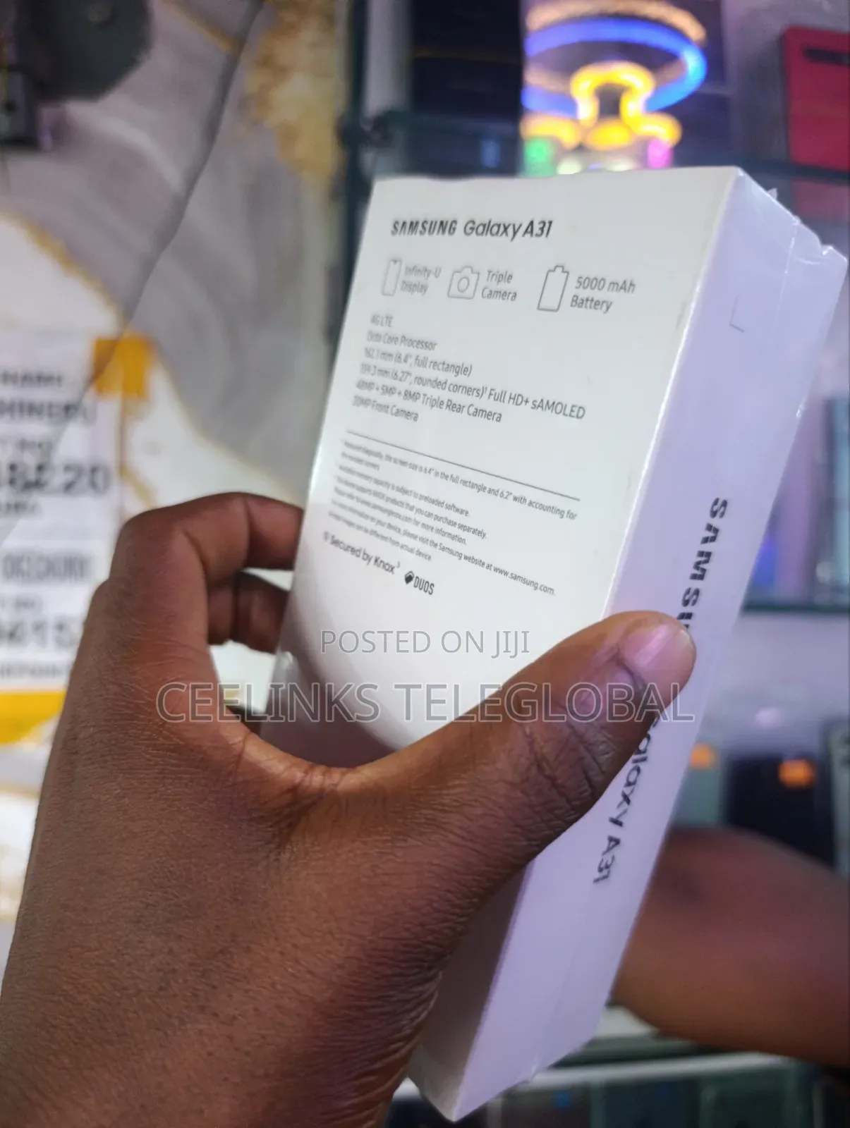 New Samsung Galaxy A31 128 GB Black