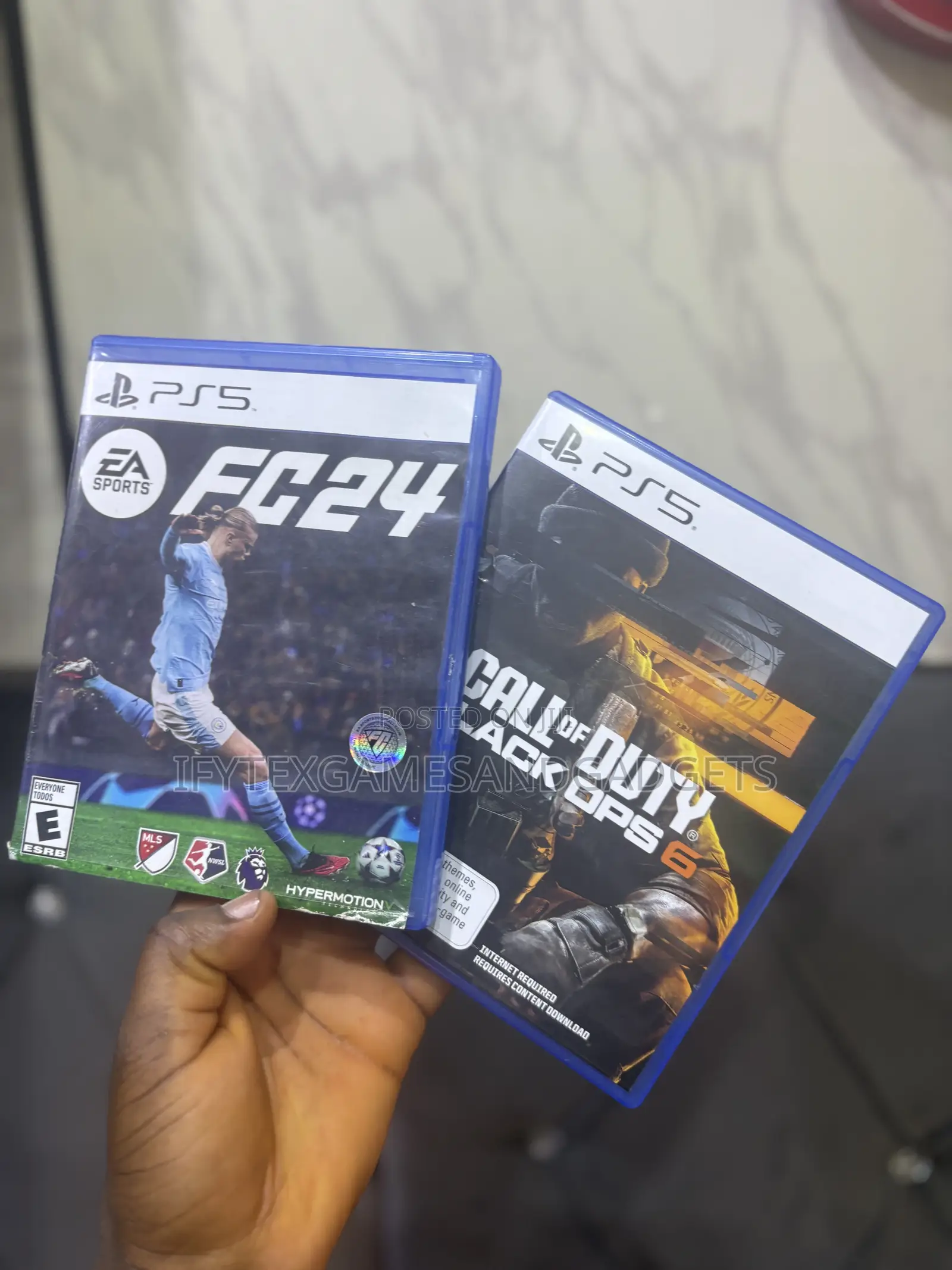 Call of Duty Fc24 Disc Ps5 Neatly Used Cd