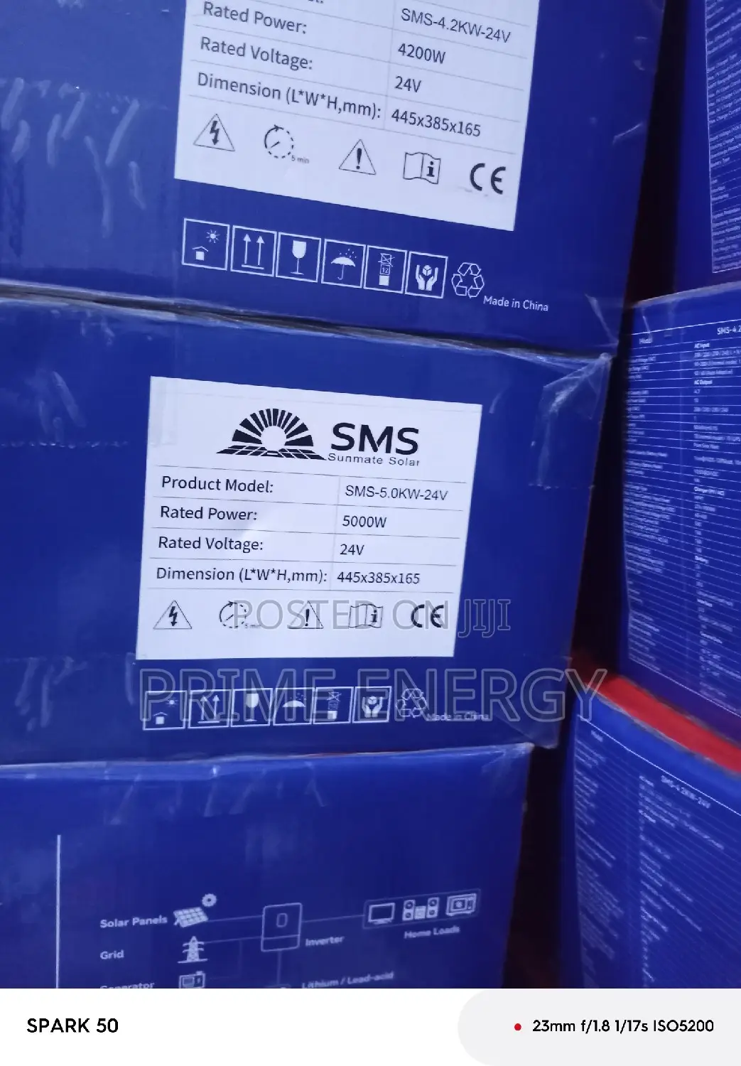 Brand New SMS Sunmate Pure Sine Wave 5kva 24v Solar Inverter