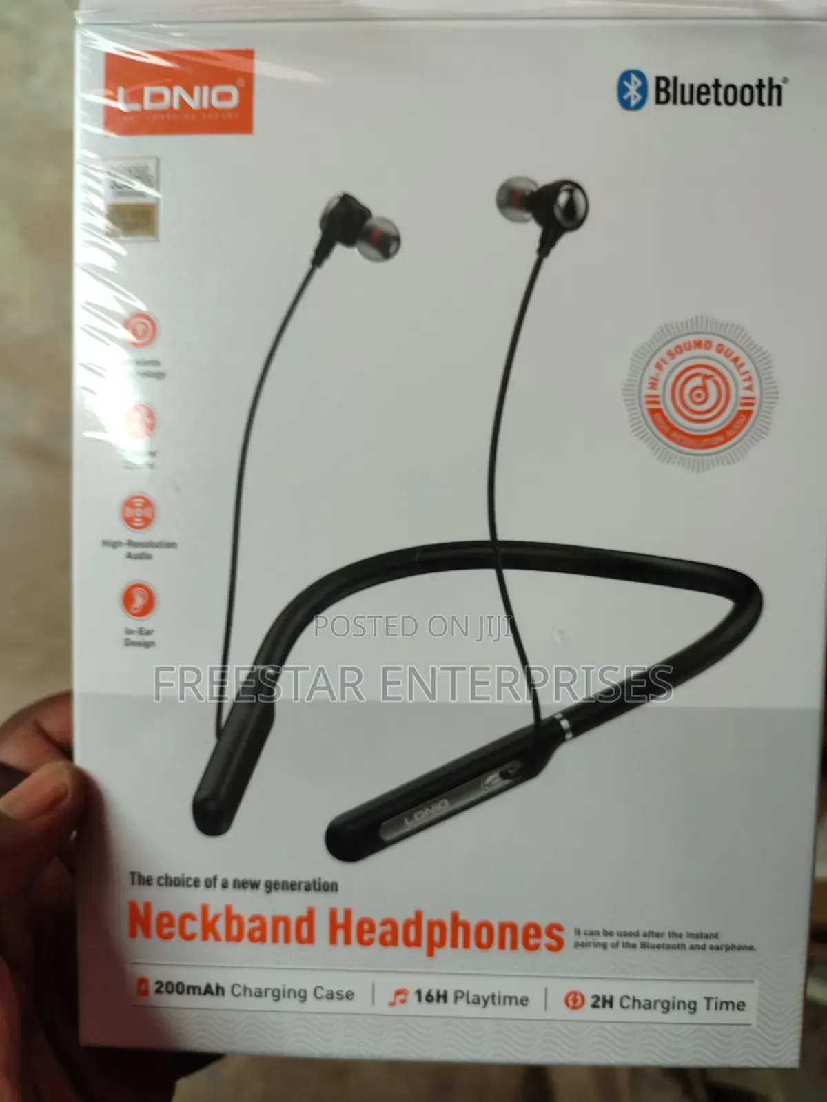 Ldnio N02 Bluetooth Neckband Headphone.