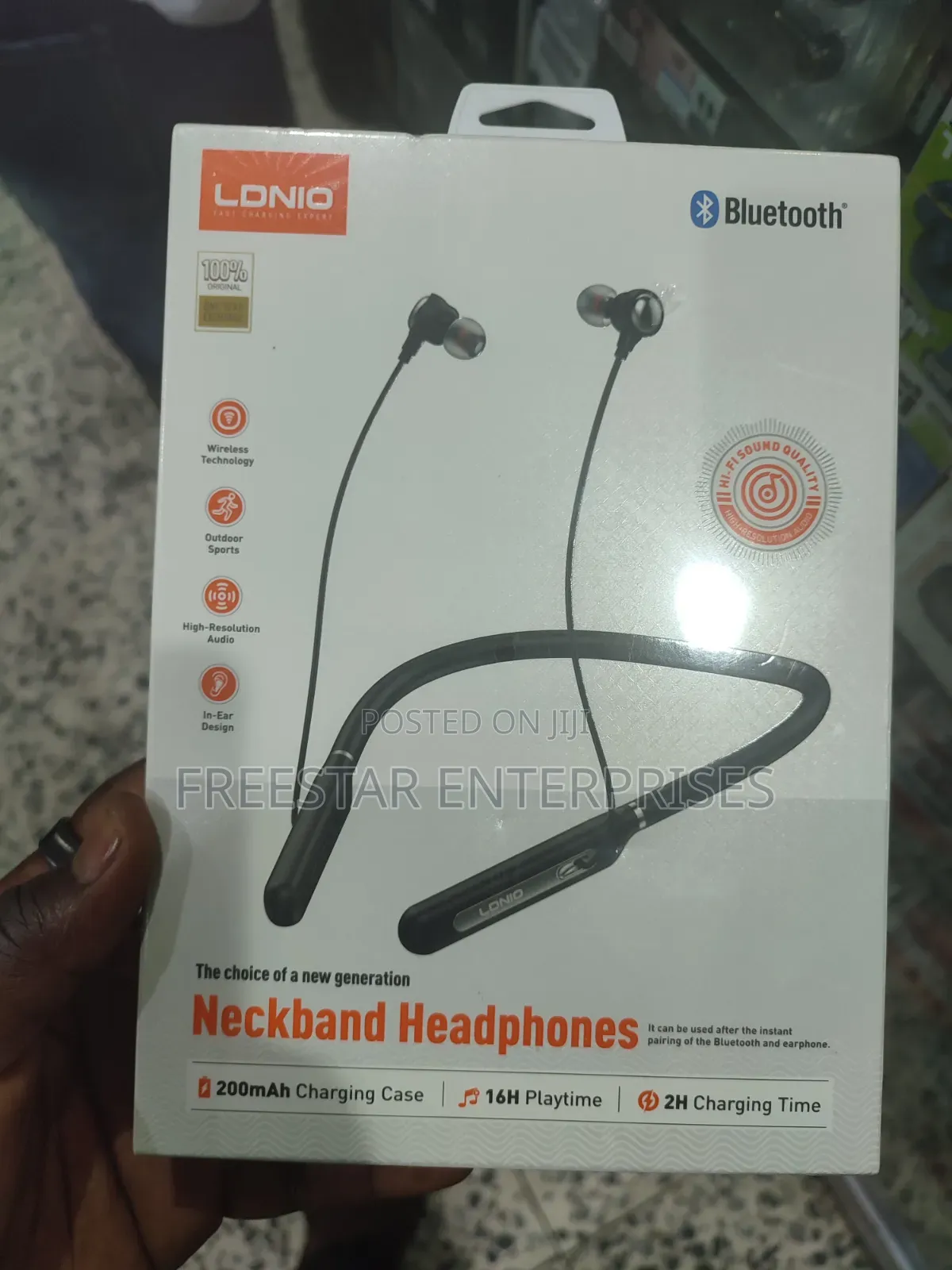 Ldnio N02 Bluetooth Neckband Headphone.