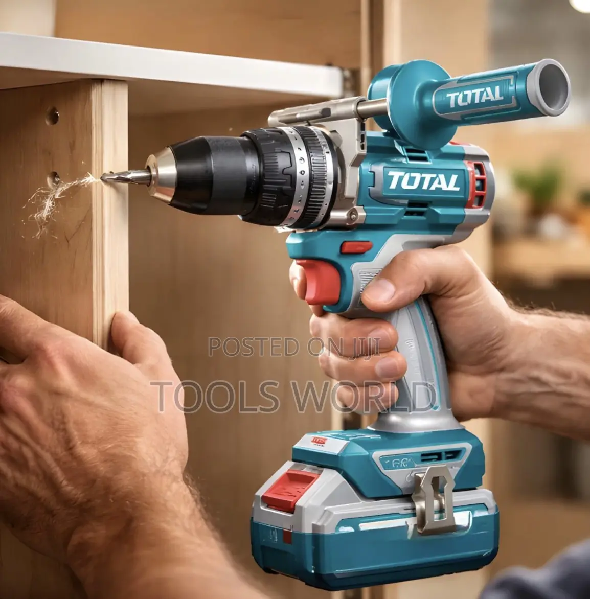 Total 20v Brushless Impact Drill (Tidli201668 – 166nm Heavy-Duty Power