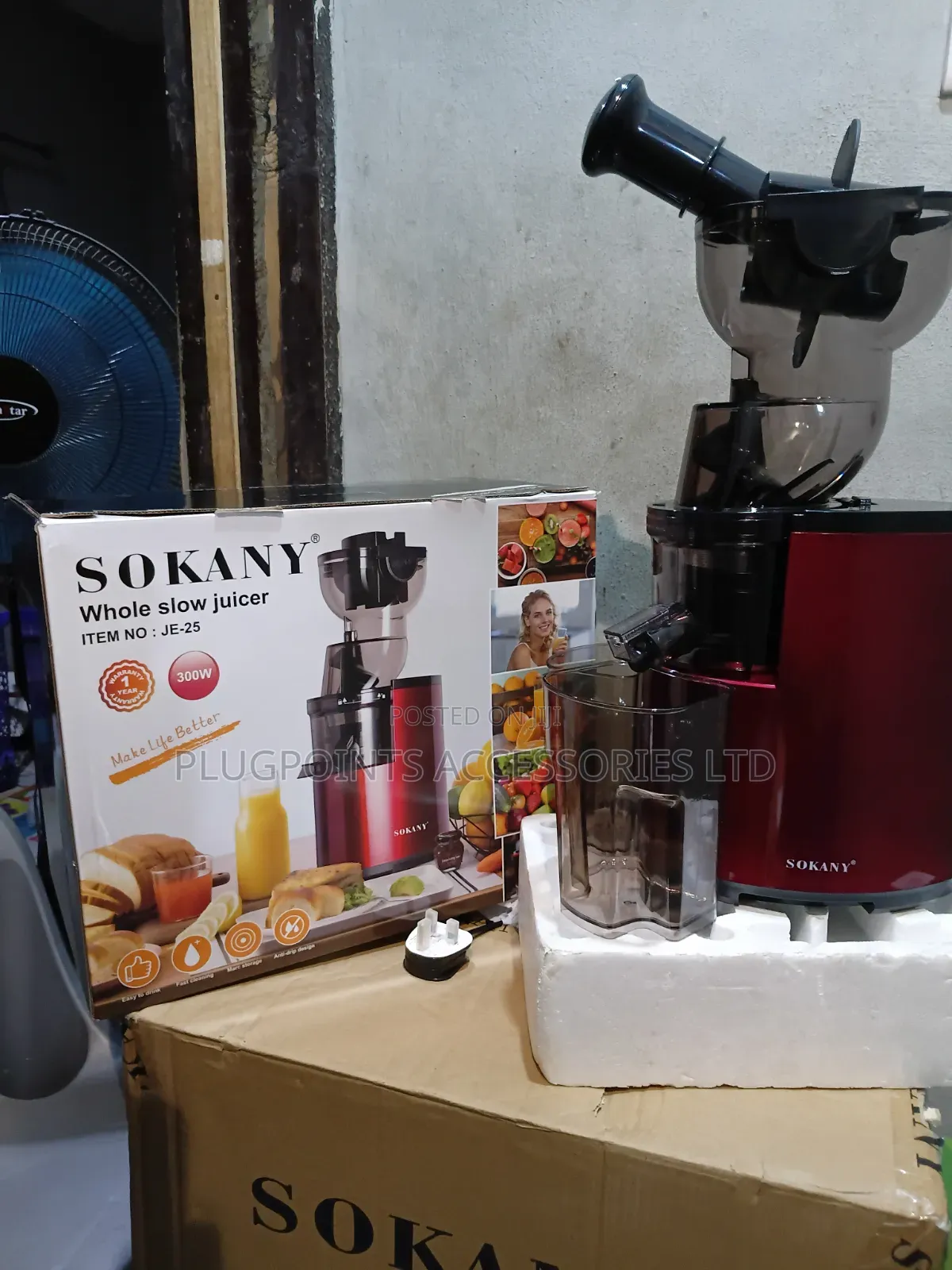Sokany Juicer Je-25 + Free Deliver Today