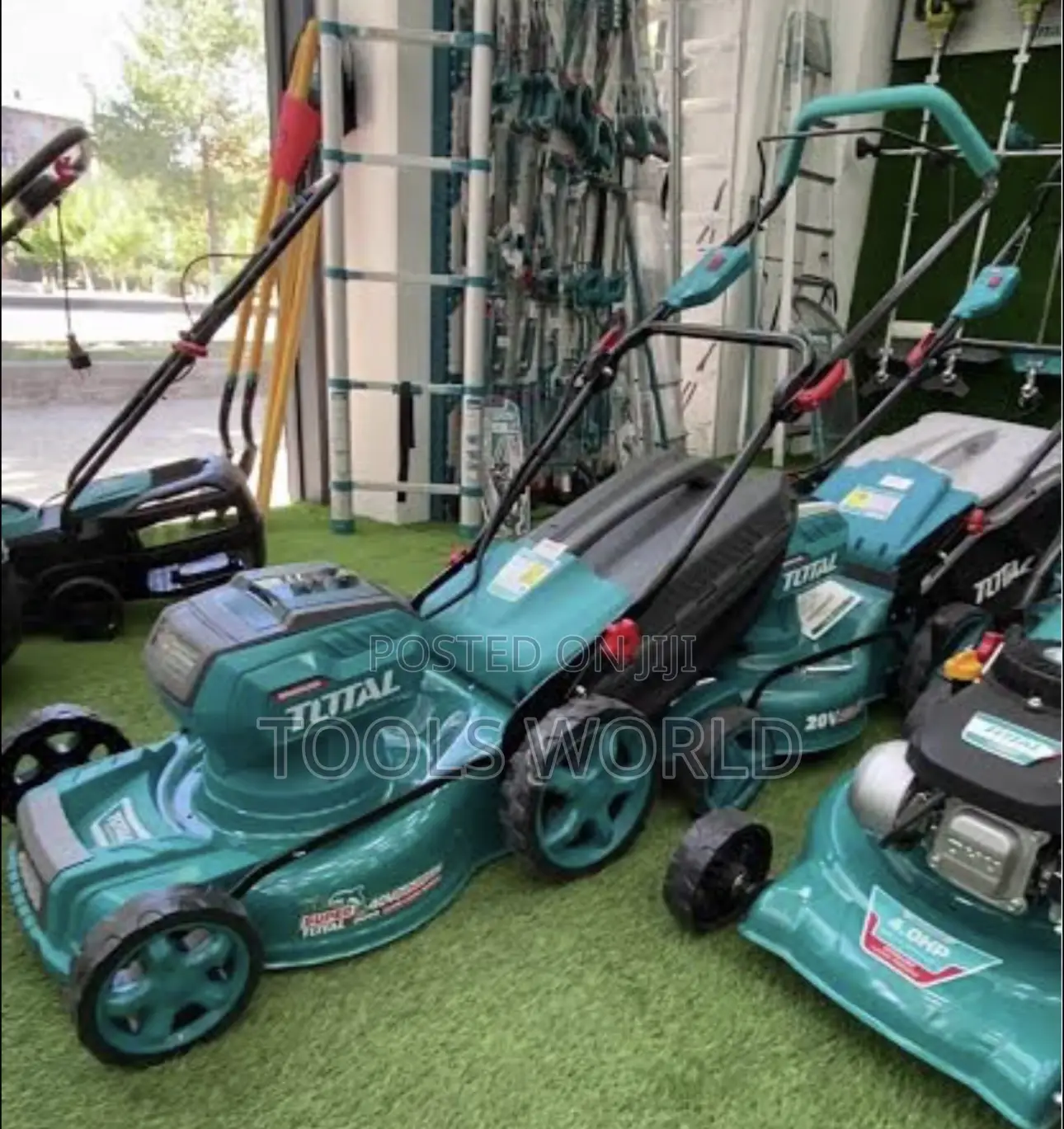 Total 40v Cordless Lawn Mower – Brushless Motor, 460mm Cutting Width