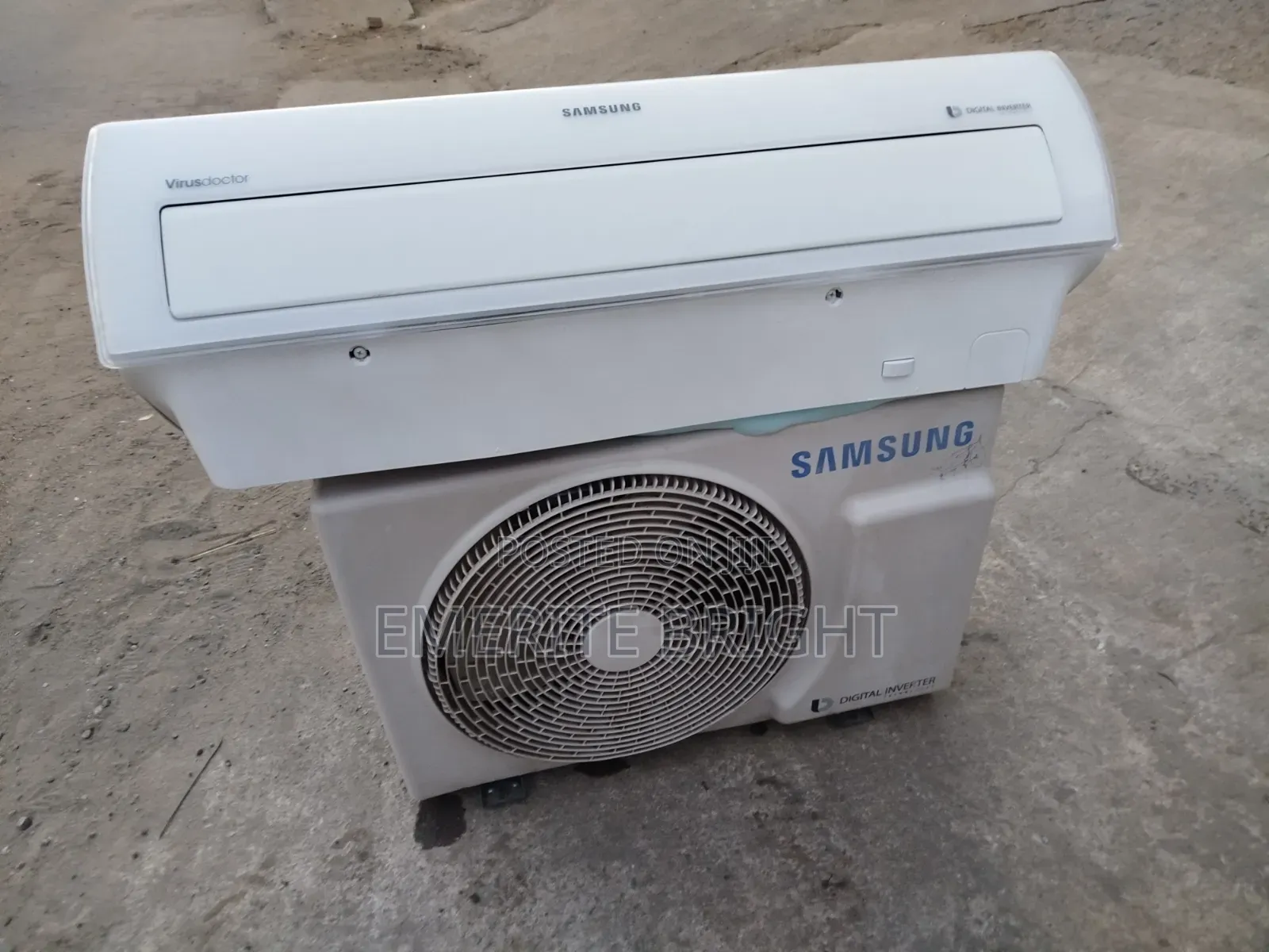 Samsung Digital Inverter Ac R32 Gas Wit Folocome Remote