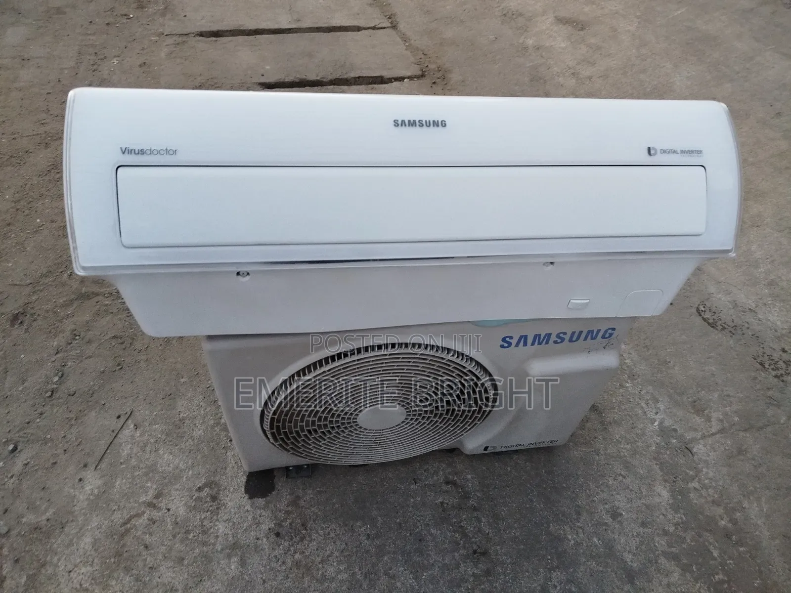 Samsung Digital Inverter Ac R32 Gas Wit Folocome Remote