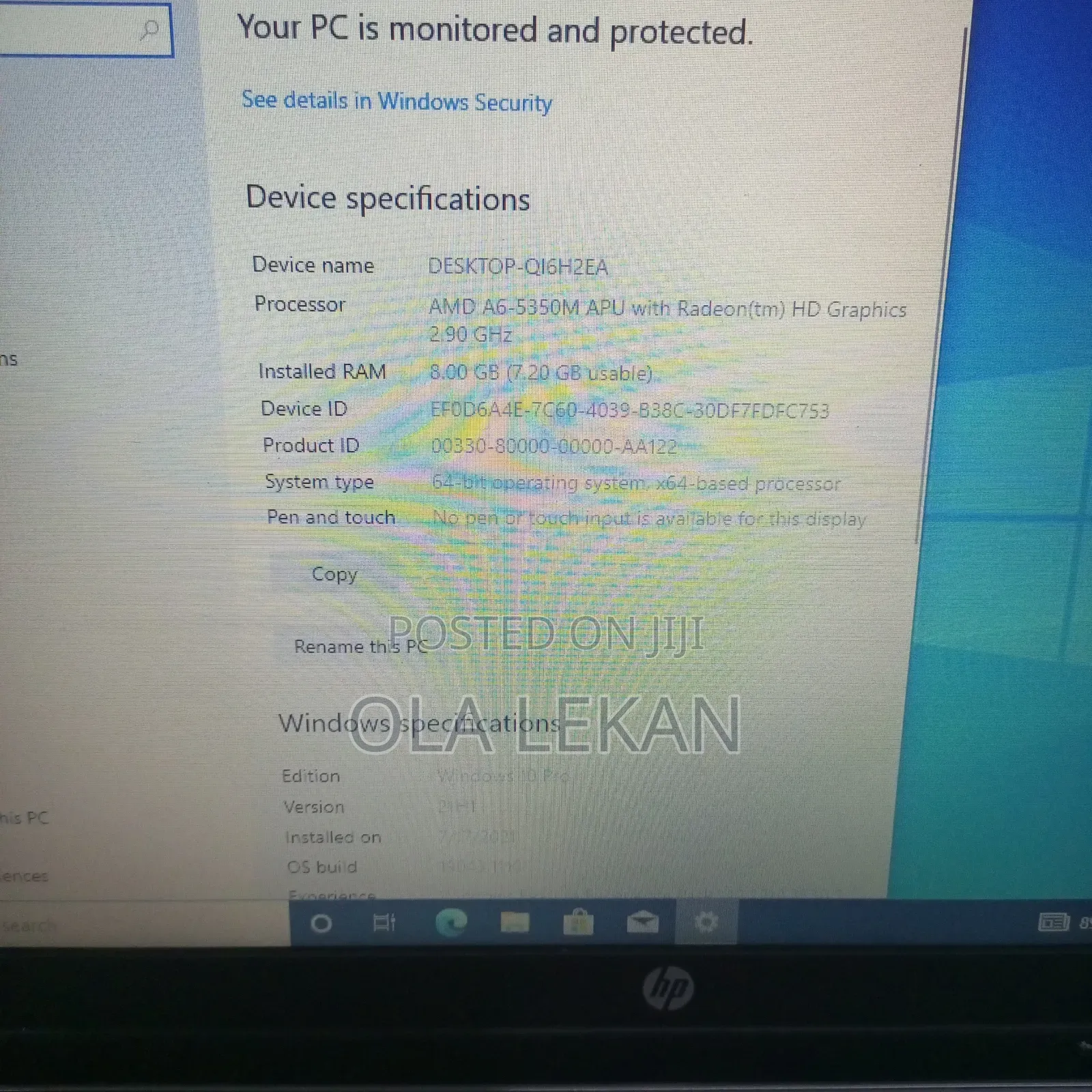 Laptop HP ProBook 455 8GB AMD A6 HDD 500GB