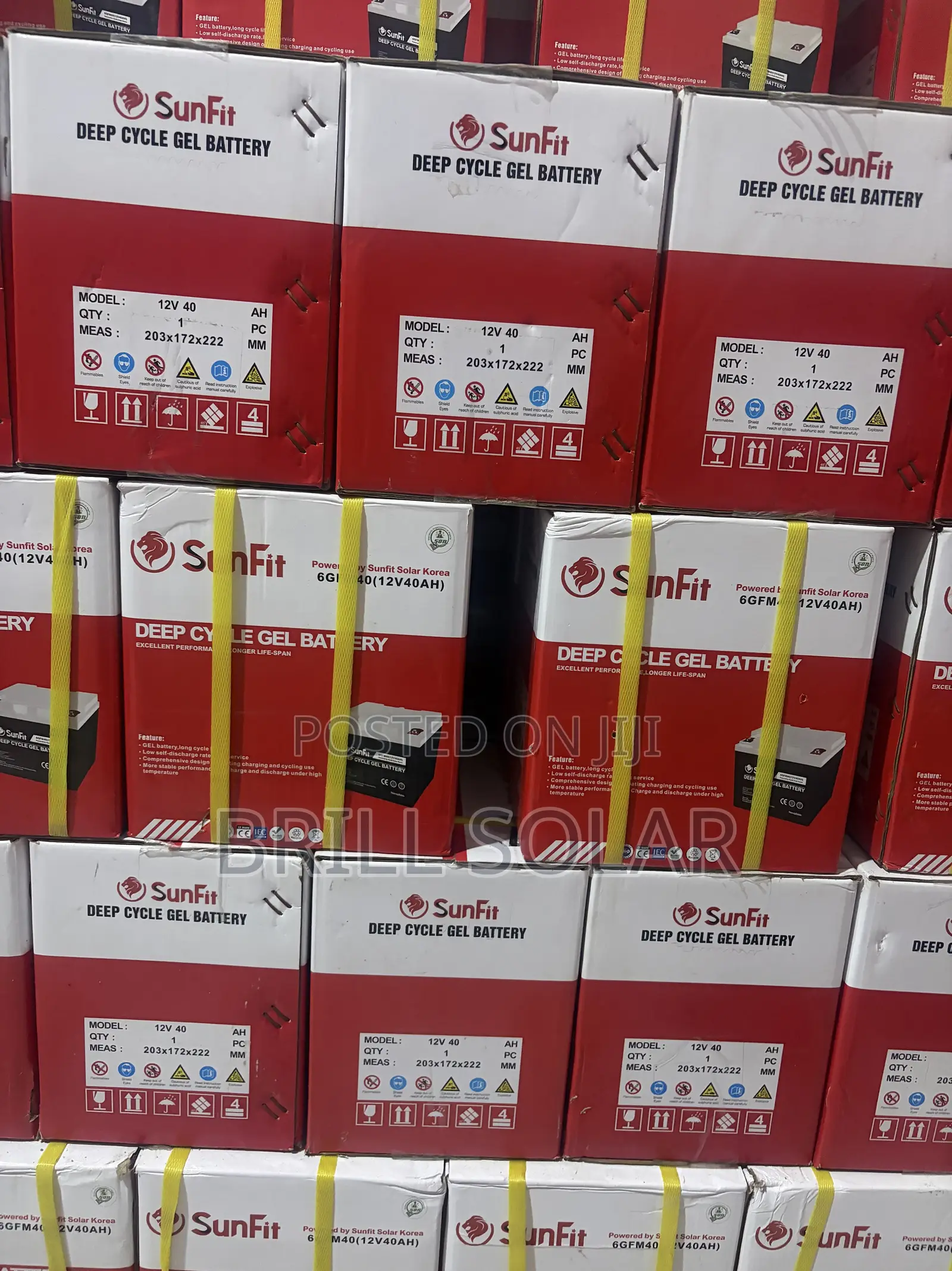 12v-26ah Sunfit Solar Gel Battery