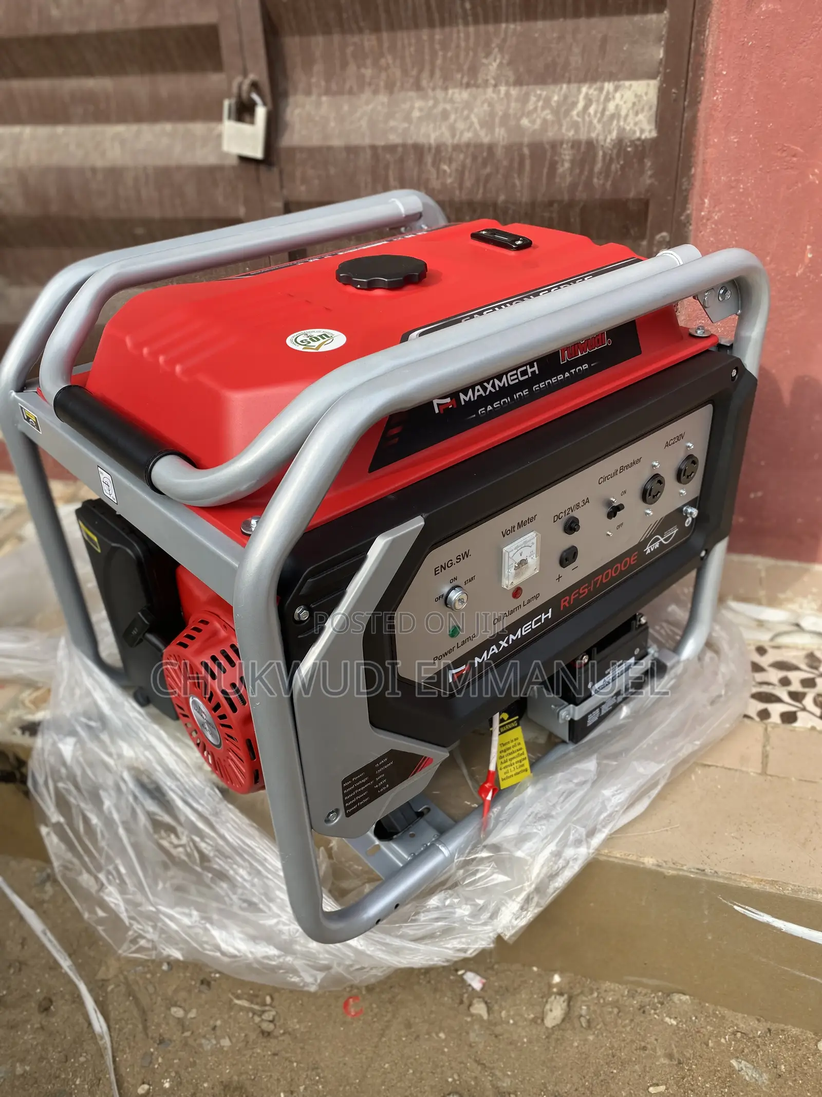 Heavy Duty Maxmech 15kva Petrol Generator for Offices