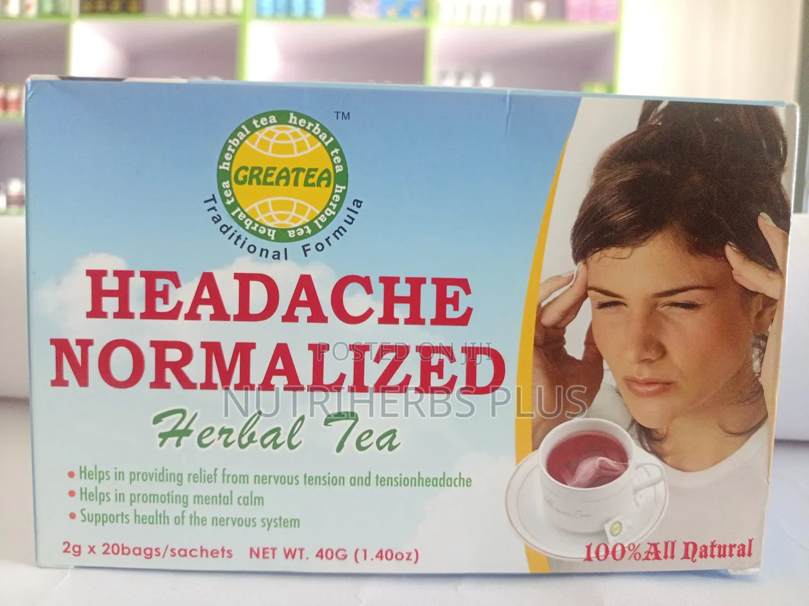 Greatea Headache Normalized:Helps Relieve Head Pressure and Discomfort