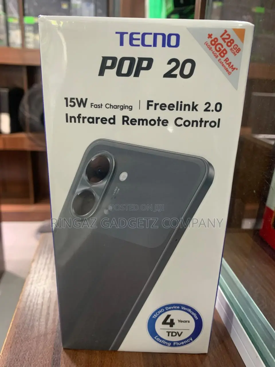 New Tecno Pop 20 128 GB Black