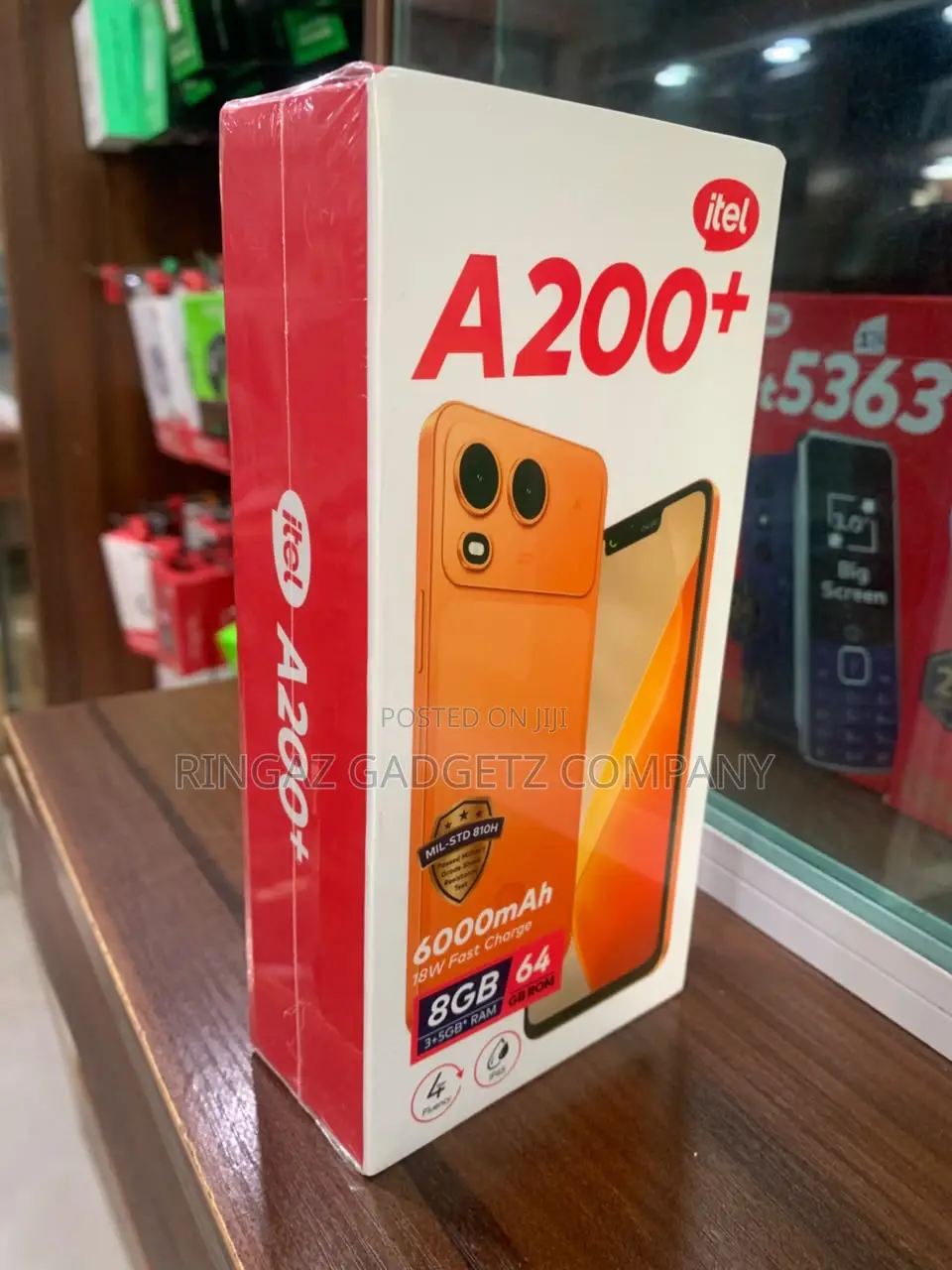 New Itel A200+ 64 GB Black
