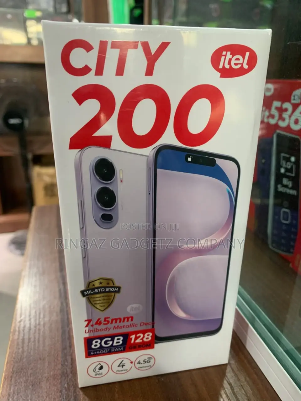 New Itel City 200 128 GB Gray