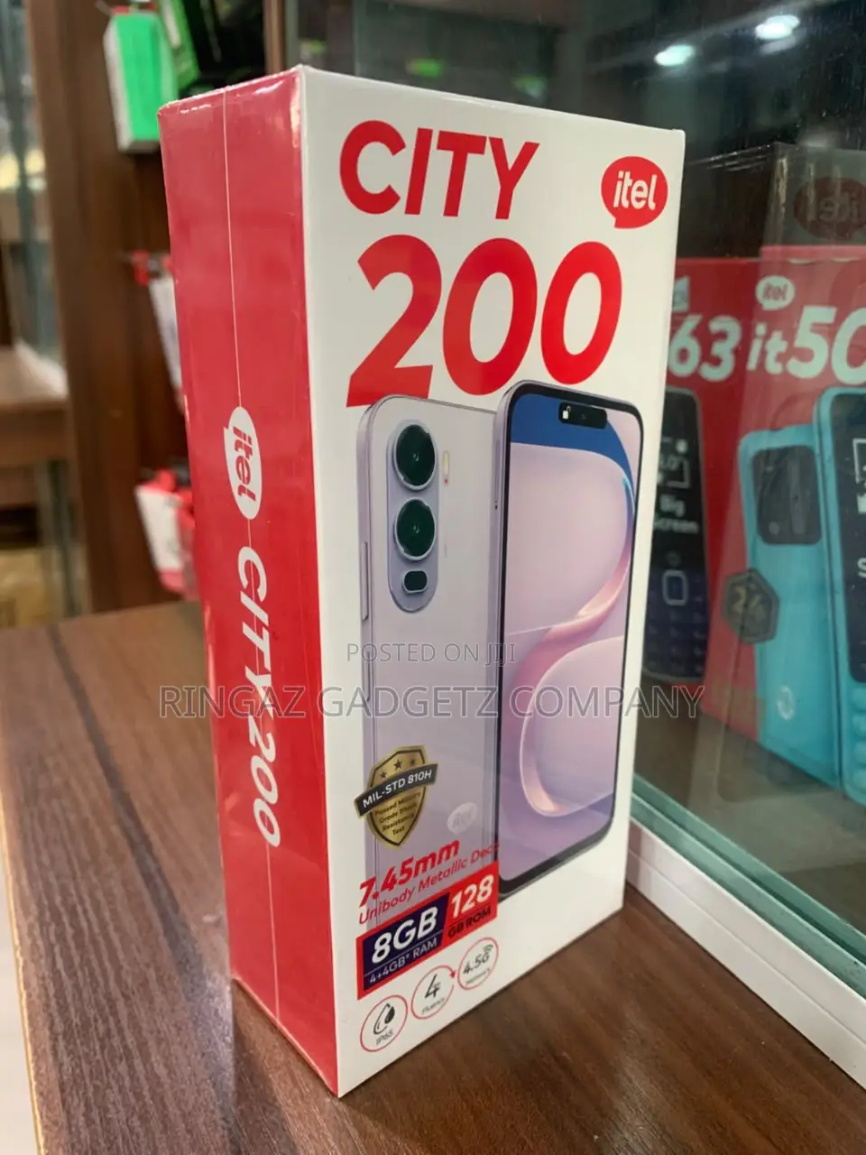 New Itel City 200 128 GB Gray