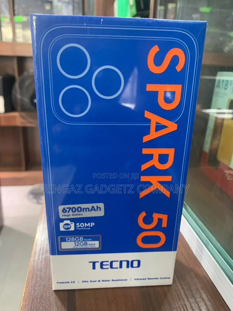 New Tecno Spark 50 128 GB Gray