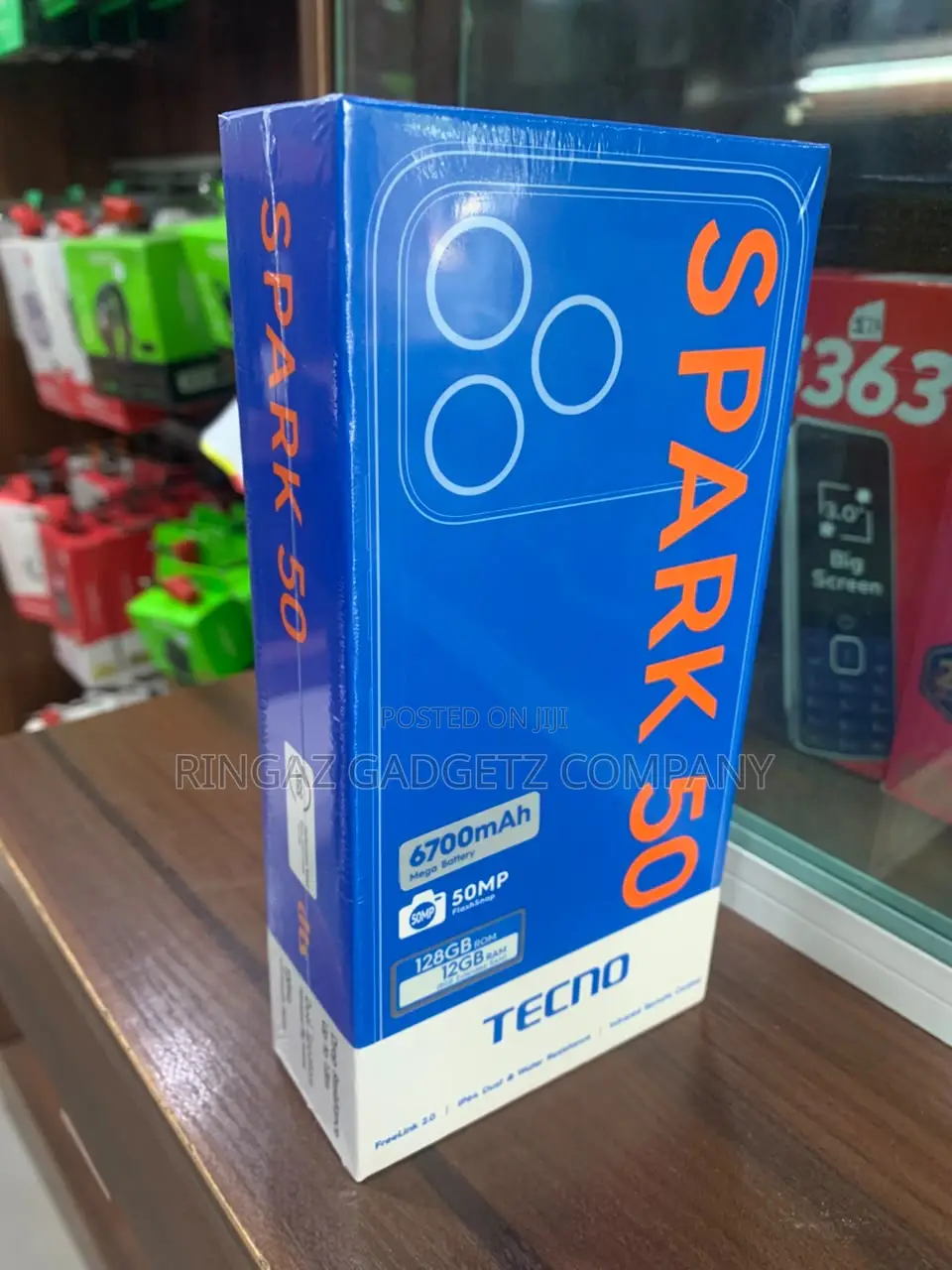 New Tecno Spark 50 128 GB Gray