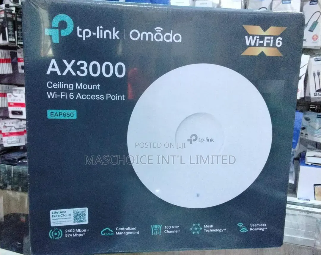 Tp-Link Ax3000 Indoor/Outdoor Wifi 6 Access Point Eap650