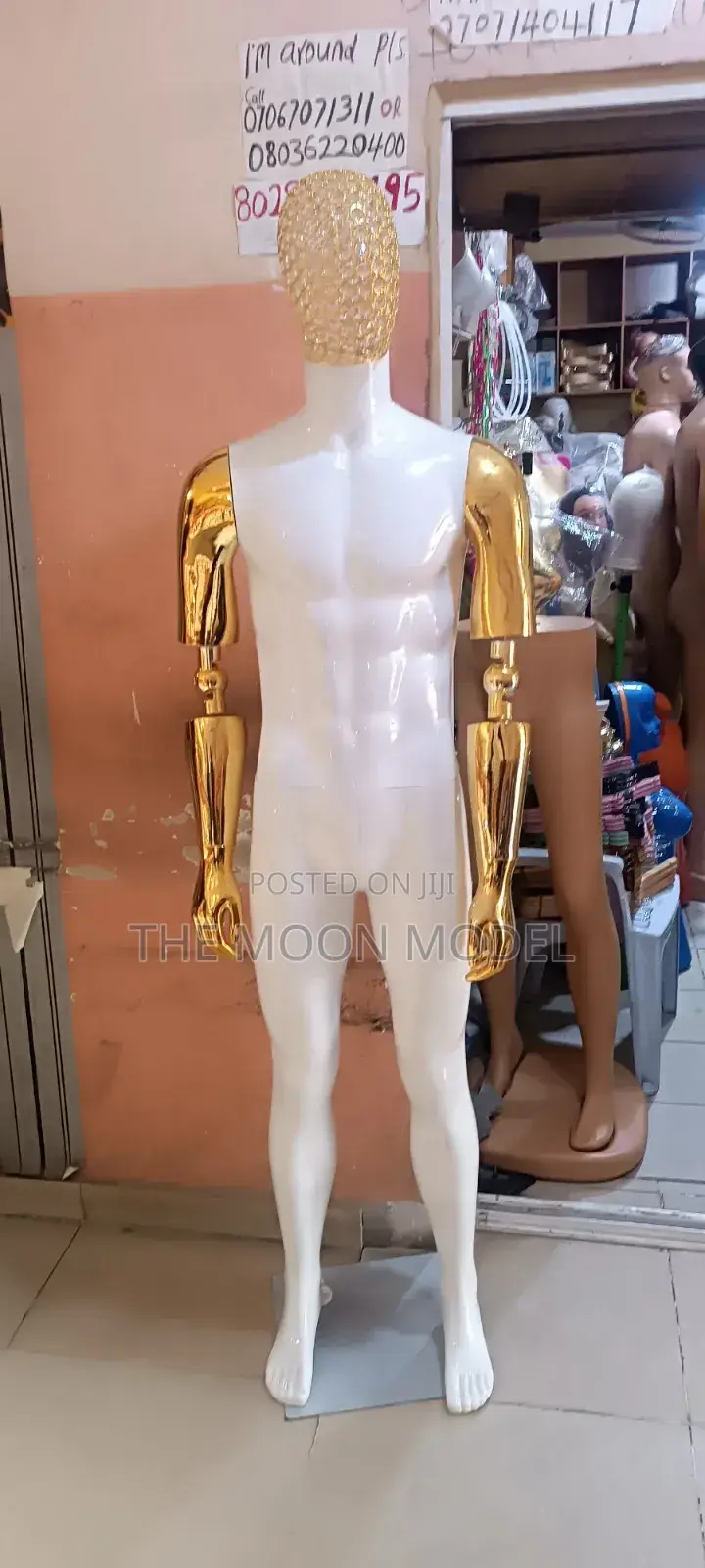 Male Gold Mannequin