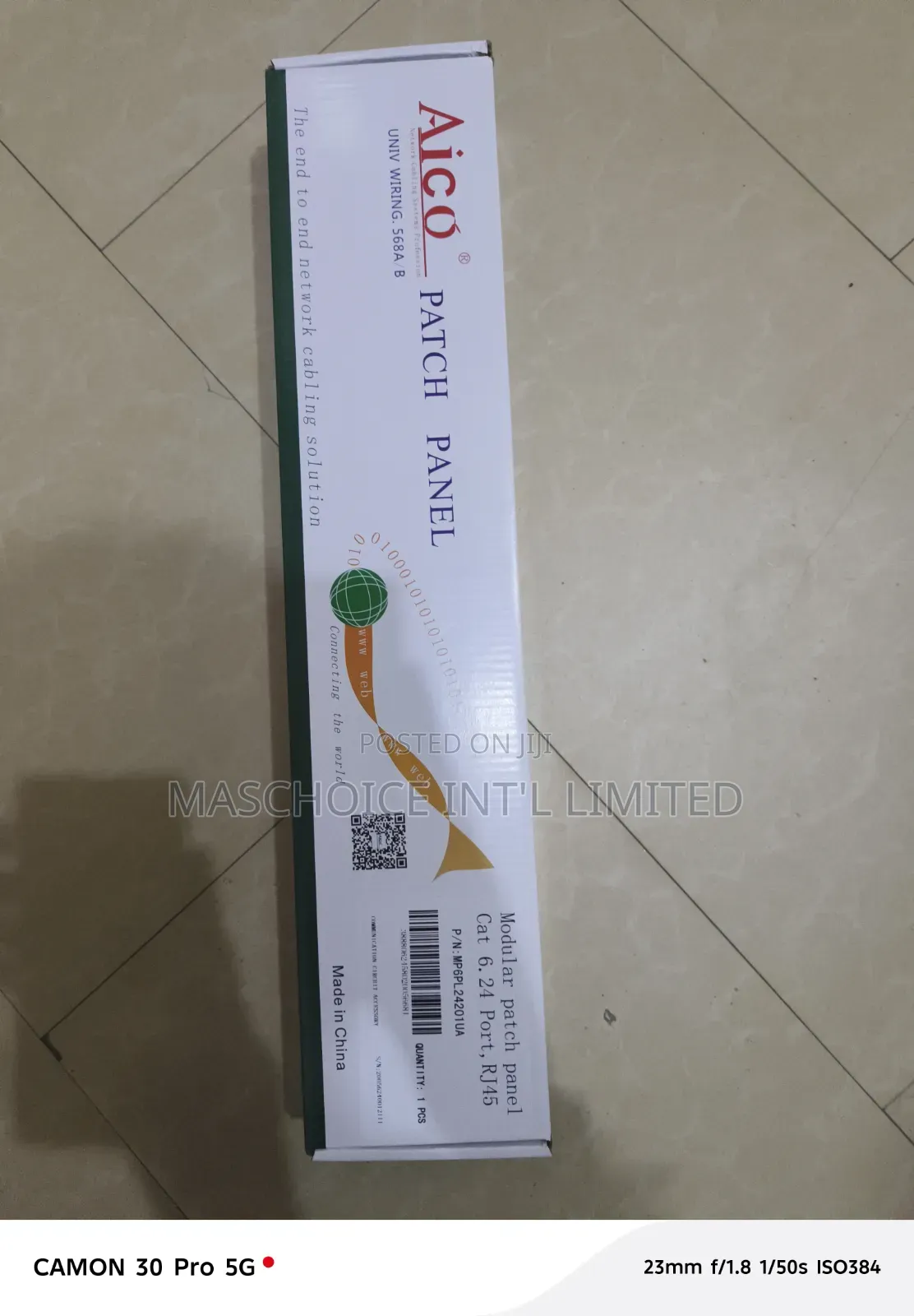 Aico- Patch Panel 24 Port Cat 6