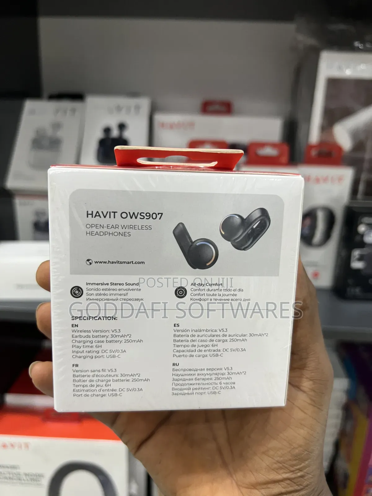Havit Ows907 Open Ear Wireless Headphones