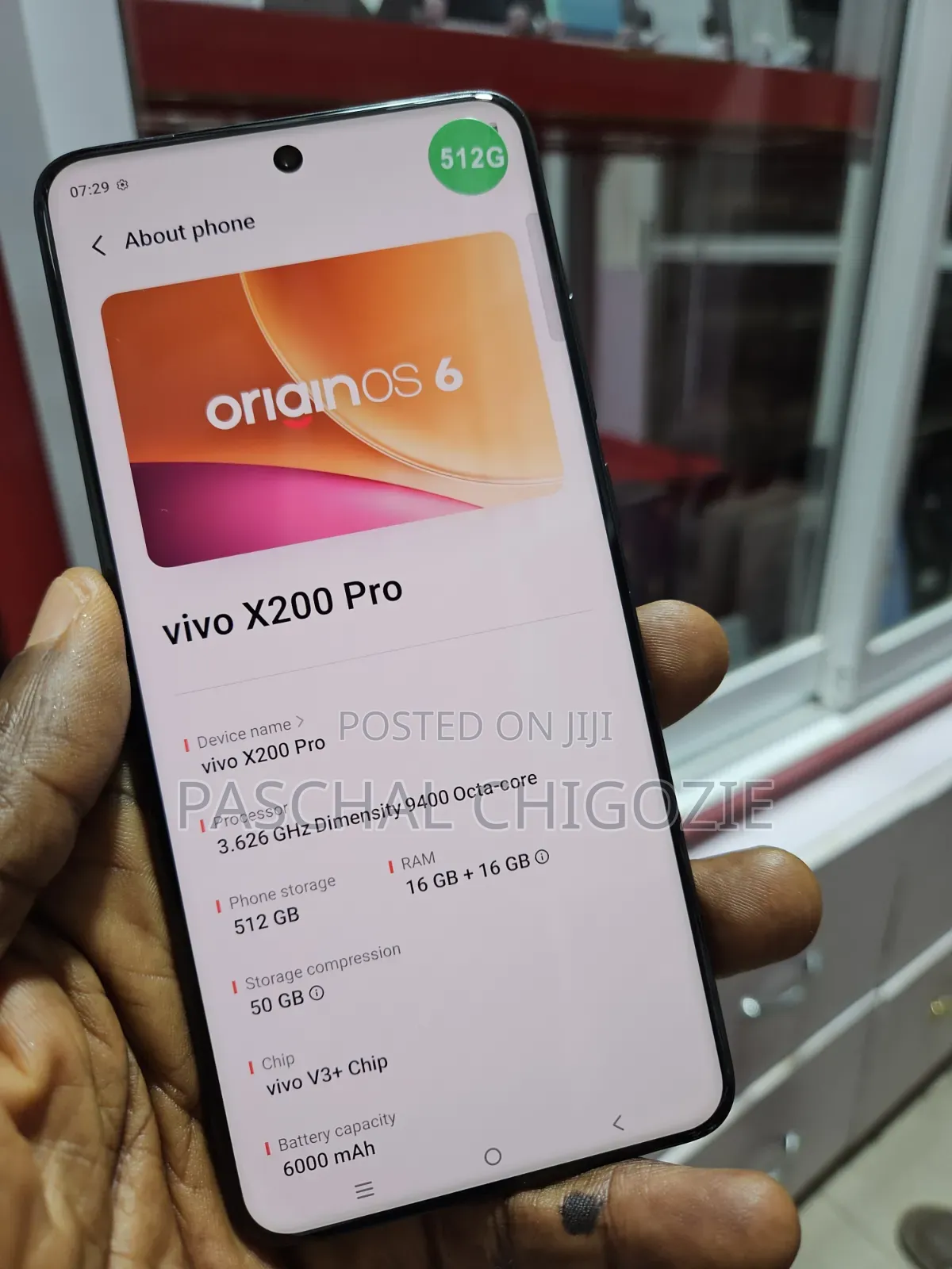 New Vivo X200 Pro 512 GB Black