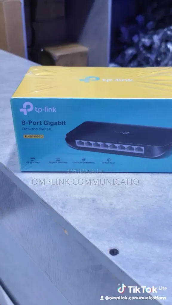 Desktop Switch 8 Port Tplink Gigabit