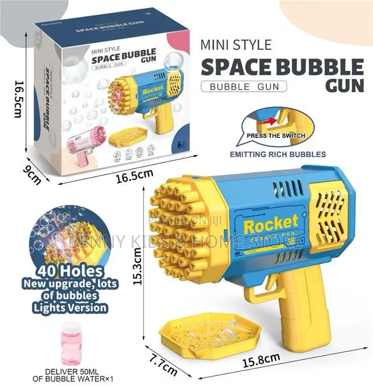 40 Holes Bubble Water Gun
