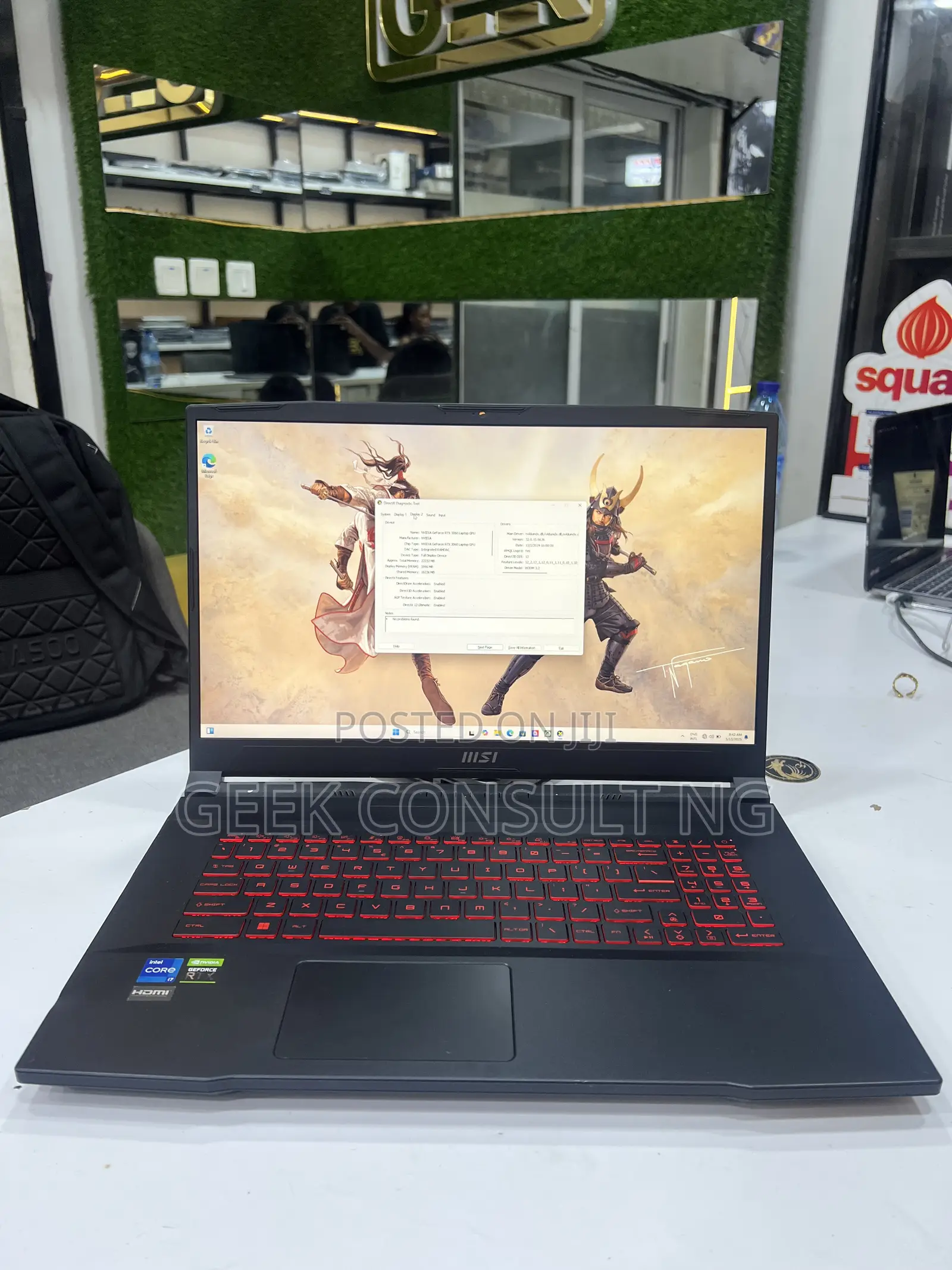 Laptop MSI Katana GF76 32GB Intel Core i7 SSD 512GB