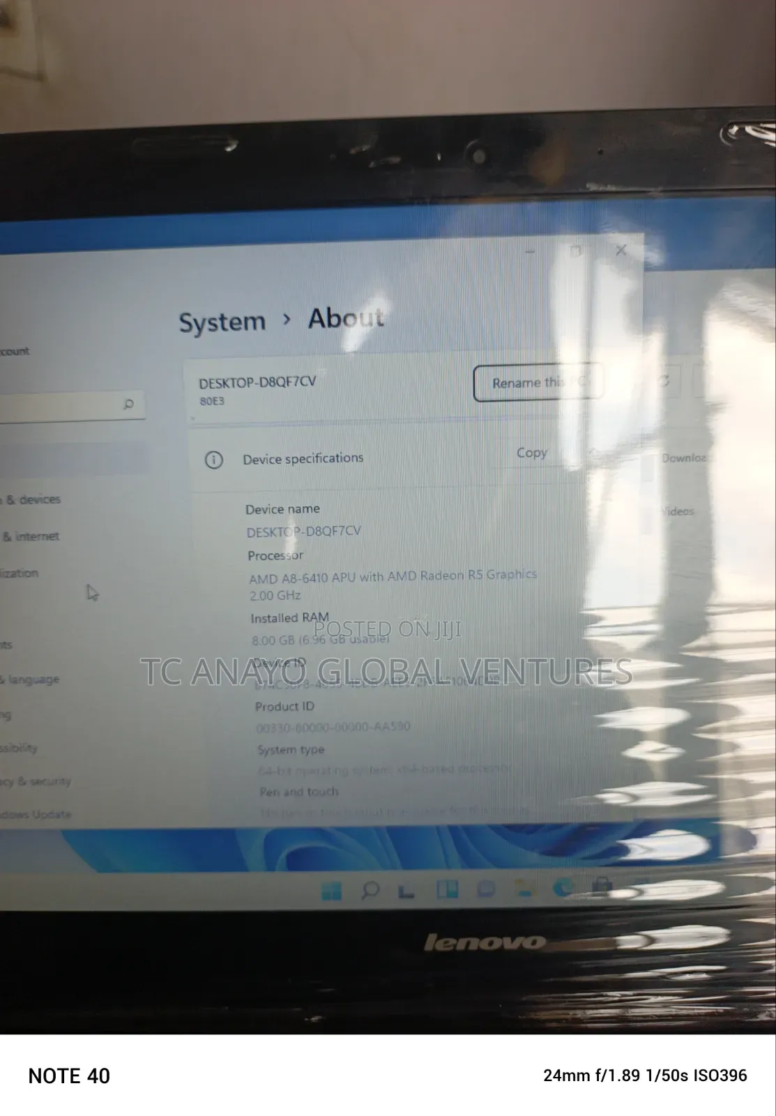 Laptop Lenovo G50-70 8GB AMD A8 HDD 500GB