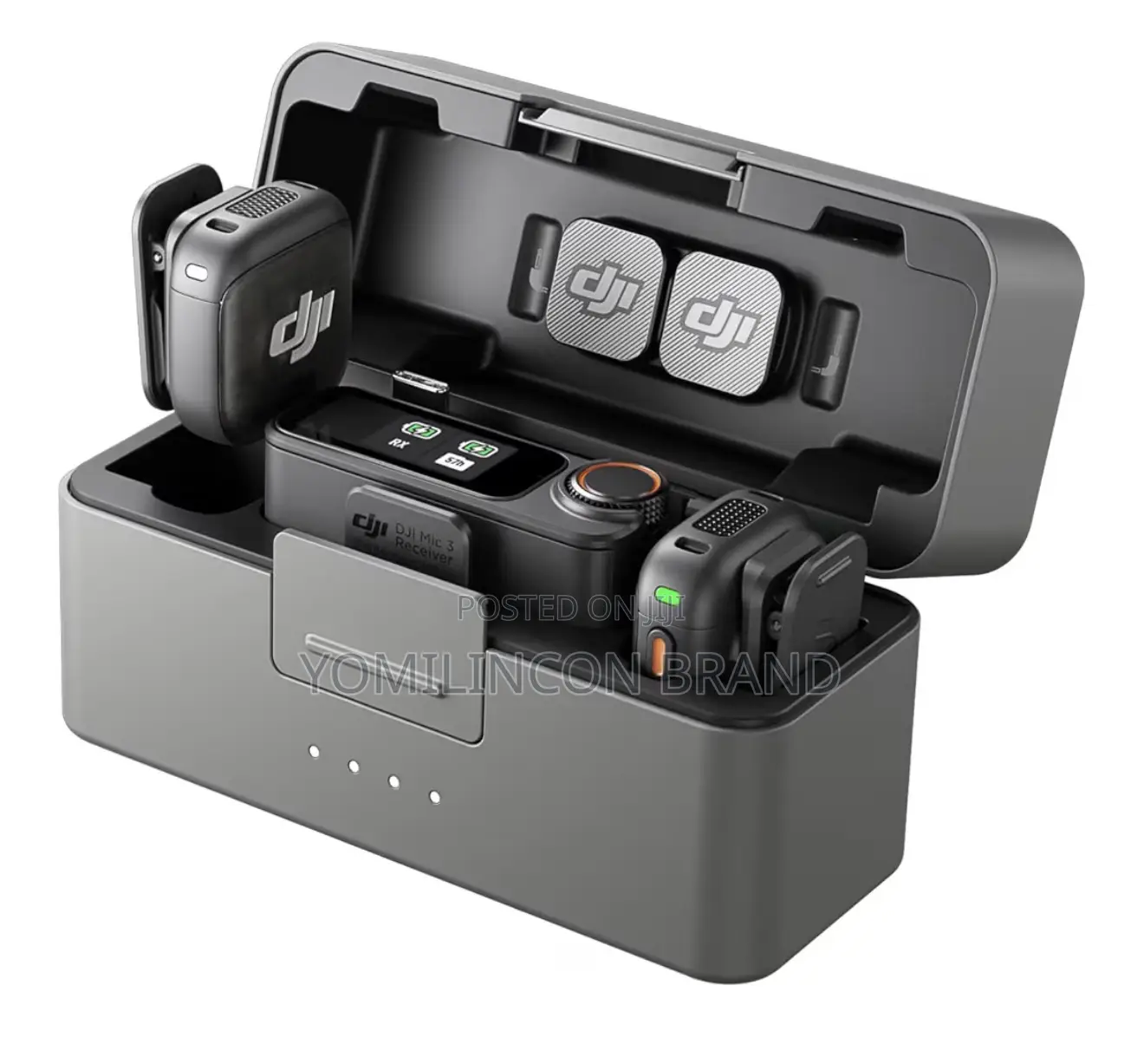 Dji Mic 3 (2 Tx + 1 Rx + Charging Case), Wireless Microphone