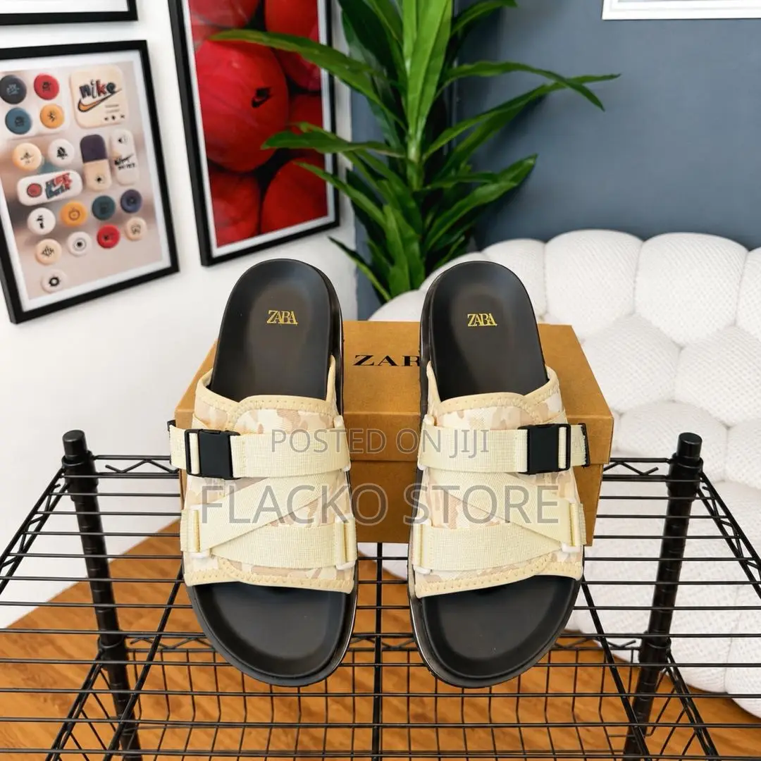 Original Zara Camouflage Slides
