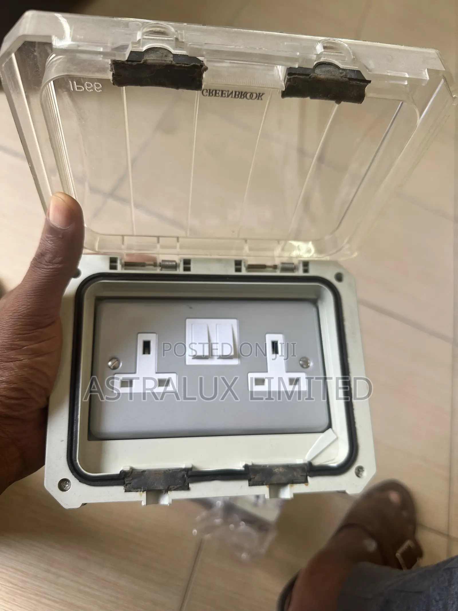 13a Double Weatherproof Socket Ip66 Original